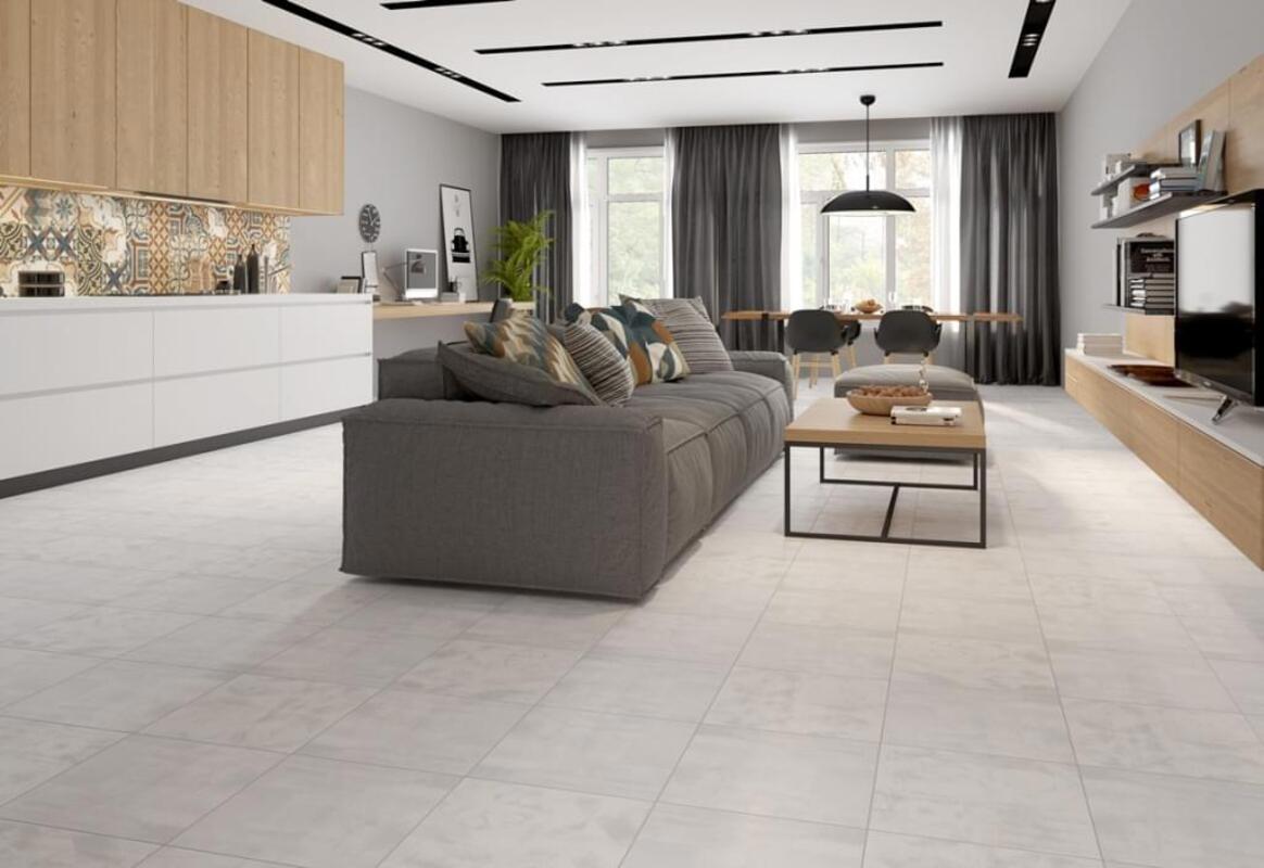 Изображение товара Керамический керамогранит Grasaro Beton 600x600 мм бежевый для интерьера