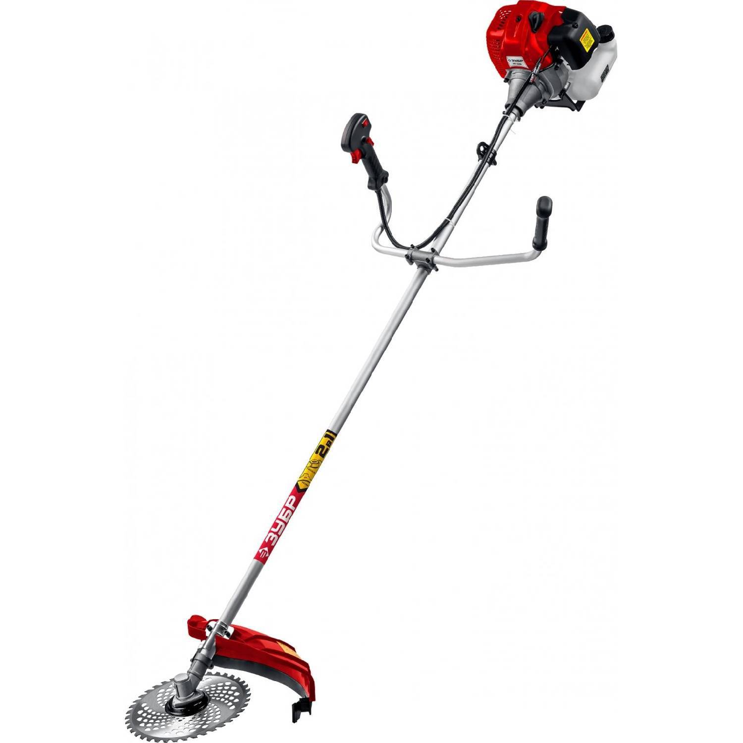 Изображение товара Бензиновый триммер Зубр КРБ-2500 Мастер 3.3 л.с для сада и участка