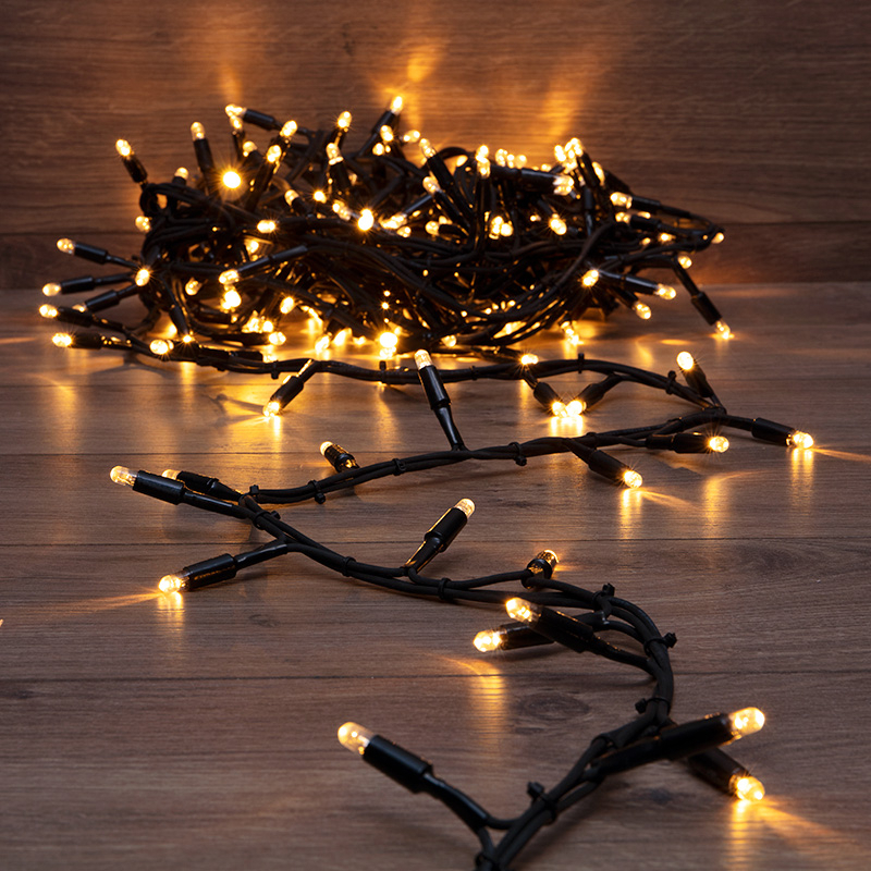 Изображение товара Электрогирлянда универсальная Neon-night 315-256 бахрома 10x10 м 200 ламп желтый 1 режим работы