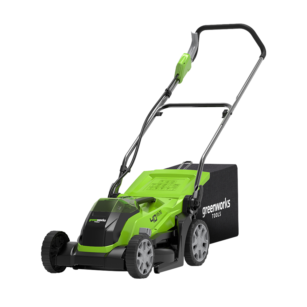 Изображение товара Газонокосилка аккумуляторная Greenworks 2501907UF 40V 35 см АКБ и ЗУ в комплекте