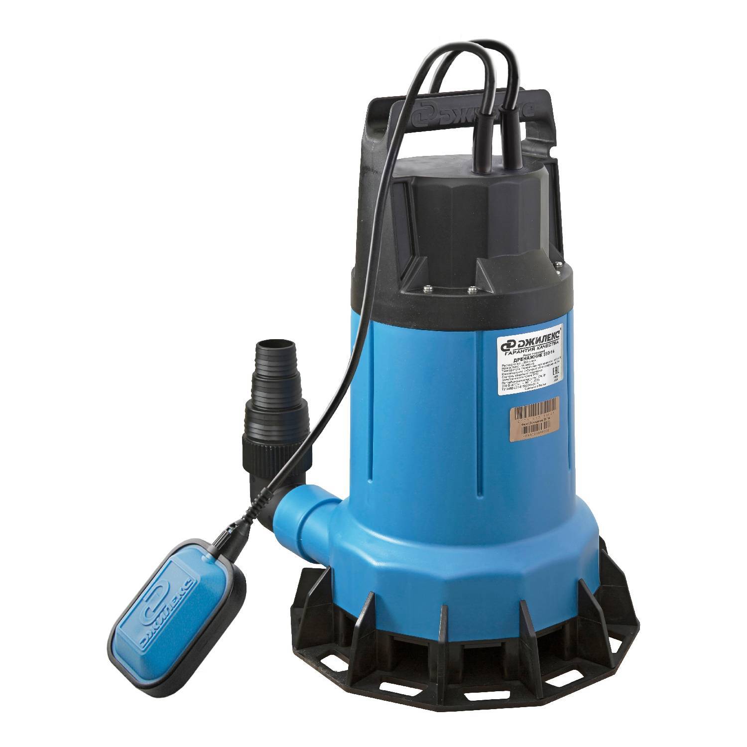 Изображение товара Насос погружной дренажный Джилекс 550/14 чистая вода расход 33000 л/ч