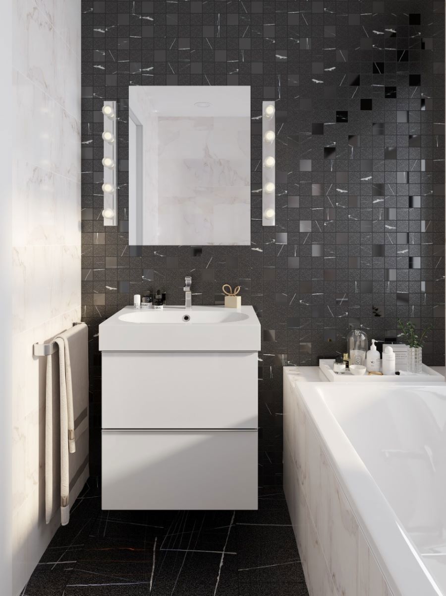 Изображение товара Керамогранит Kerranova 60x60 см Калакатта Голд коллекция Marble Trend