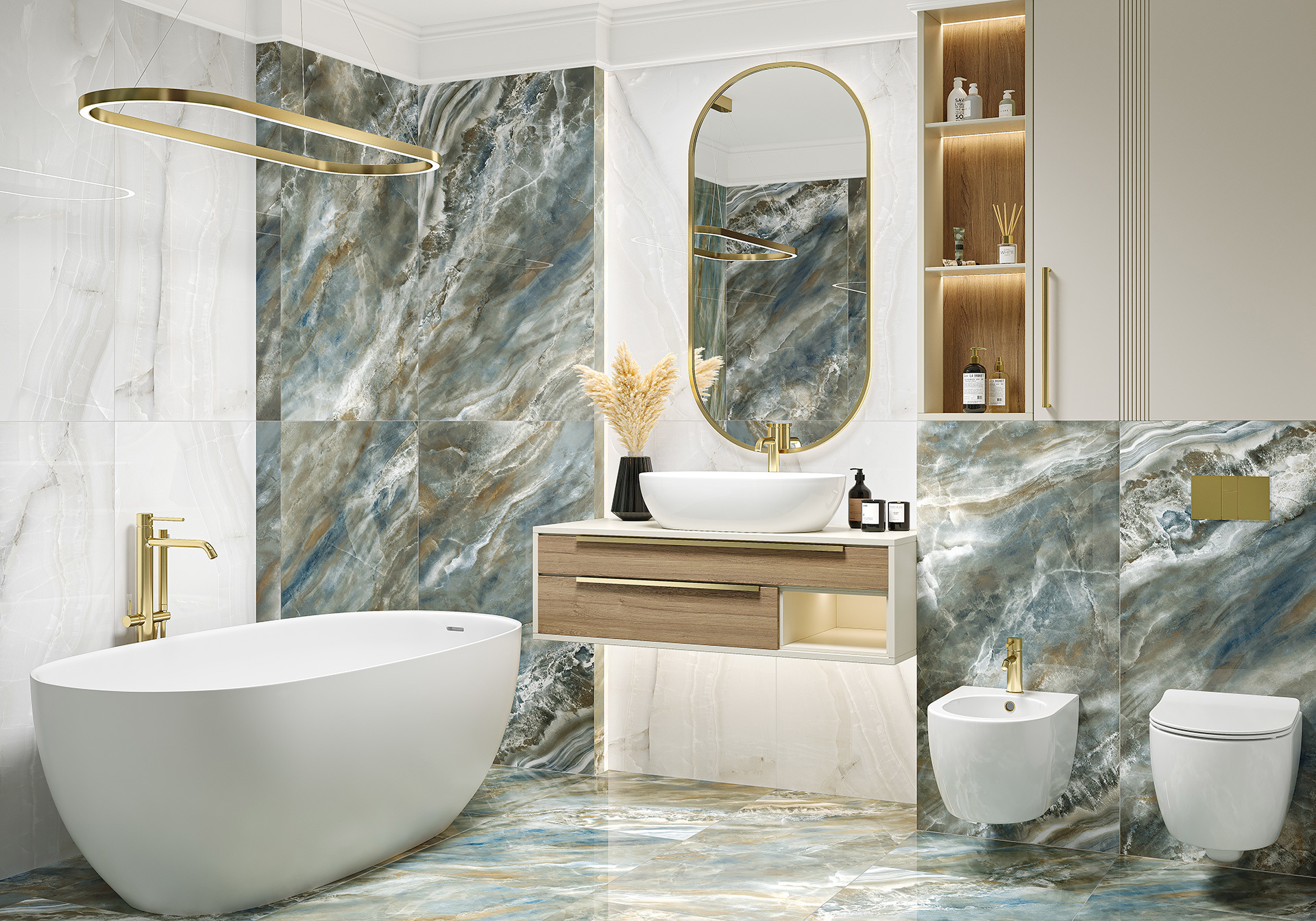 Изображение товара Керамогранит Columbia jungle 60x120 см черный для пола и стен