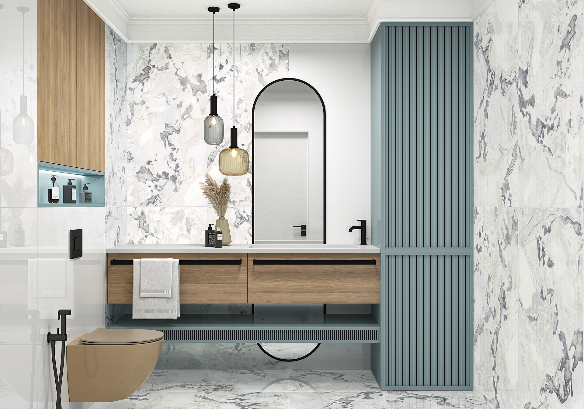 Изображение товара Керамогранит Lcm Karibib fantasy 60x120 см серый серебристый белый 1.44 м²