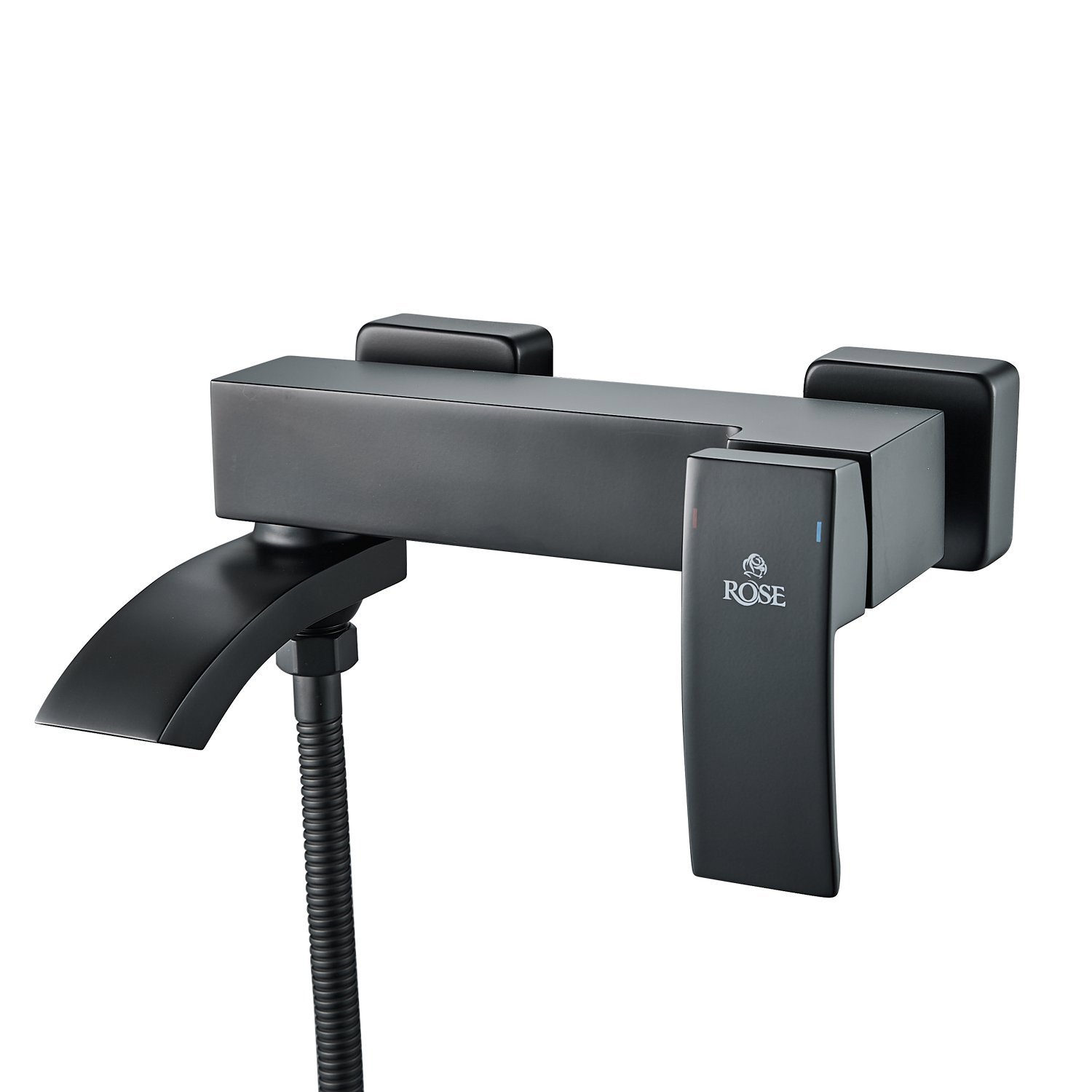 Изображение товара Смеситель для ванны Rose R1552H однорычажный черный с душевой лейкой