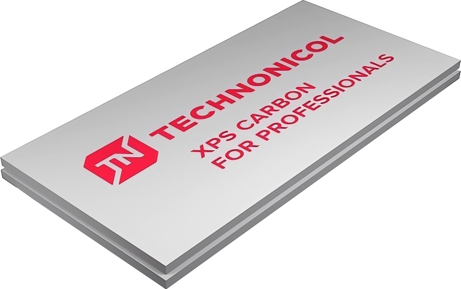 Изображение товара Экструдированный пенополистирол XPS 100 мм Технониколь Carbon Eco 580x1180 мм 0.69 м²