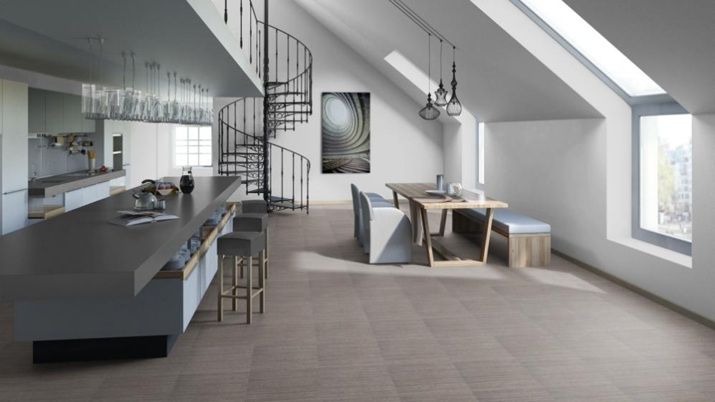 Изображение товара ПВХ плитка Tarkett Lounge Fabric 43 класс толщиной 3 мм 2.09 м² для помещений с высокой нагрузкой