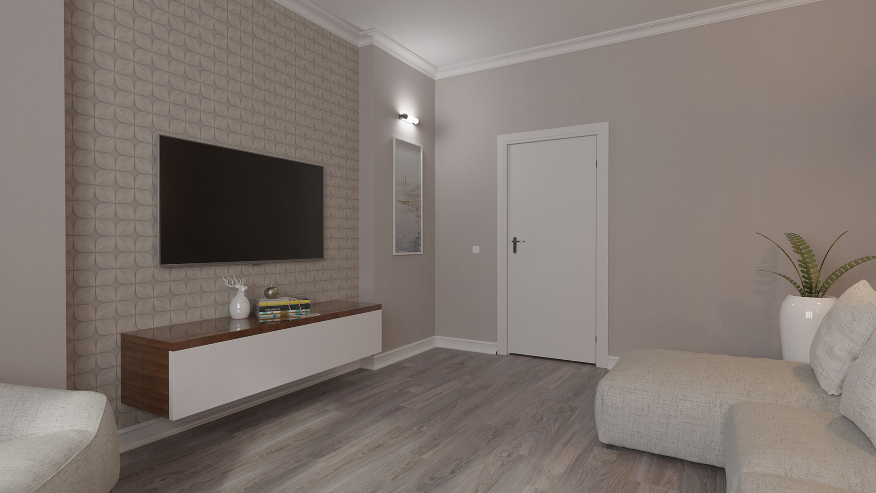 Изображение товара Керамогранит Primavera WD07 20x80см 1.44 м² цвет серый, цена за упаковку