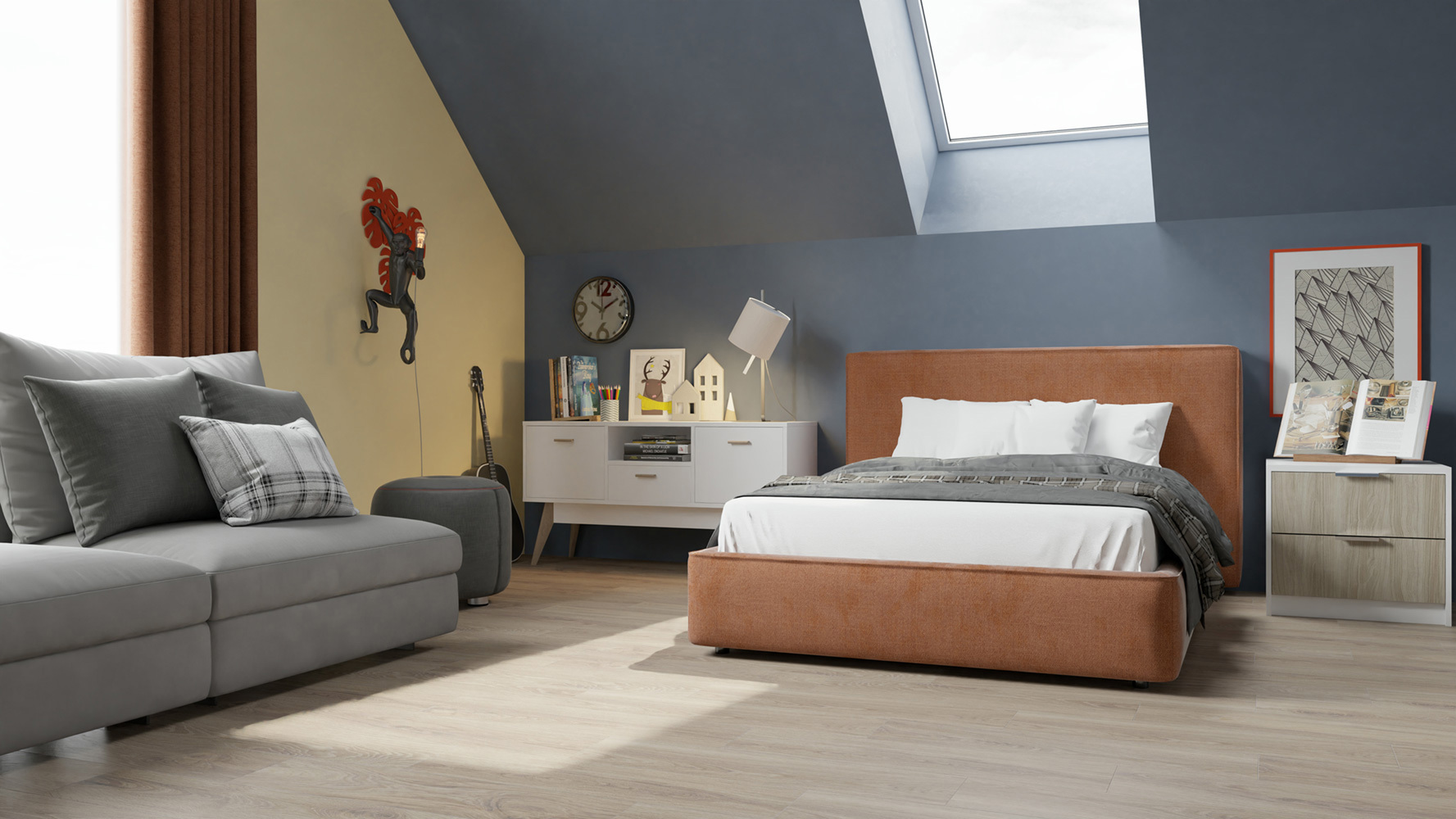 Изображение товара Керамогранит Primavera WD05 20x80 см белый для пола и стен