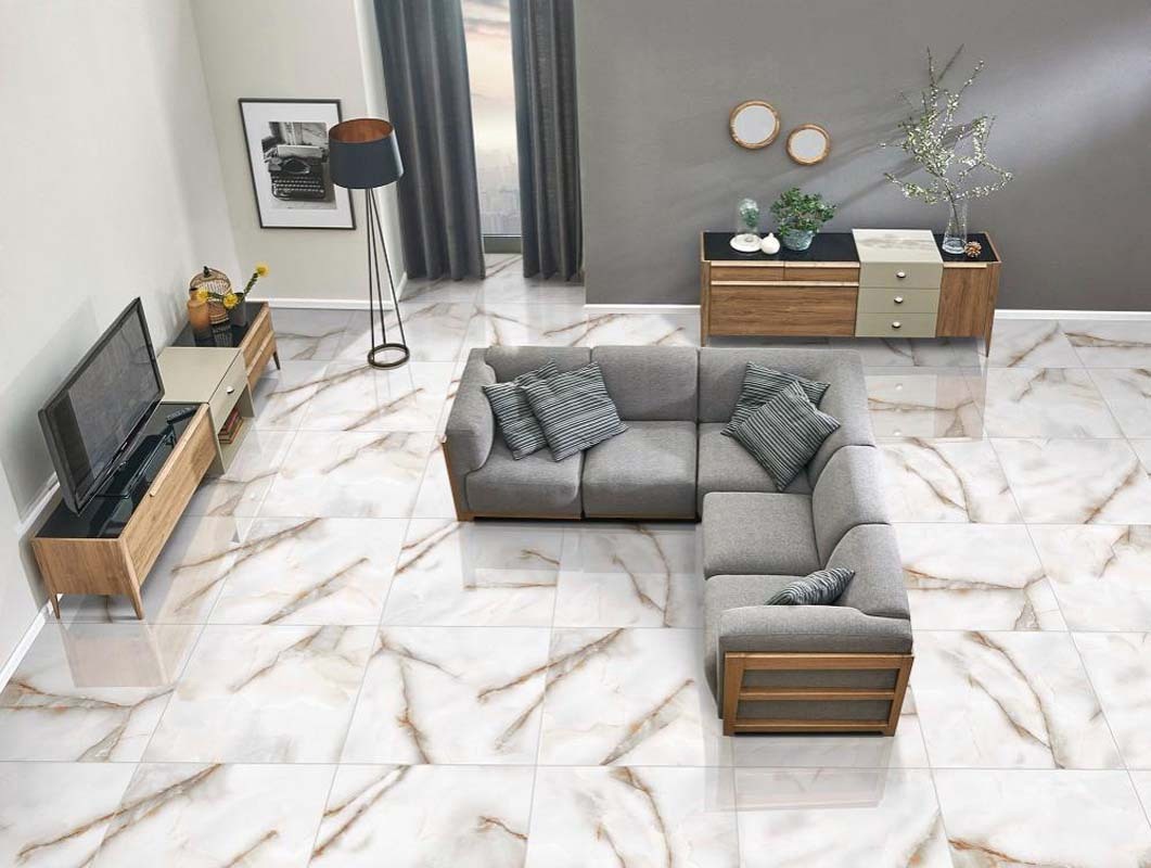 Изображение товара Керамогранит Primavera PR135 60x60см 1.44 м² цвет серый/светло-серый, цена за упаковку