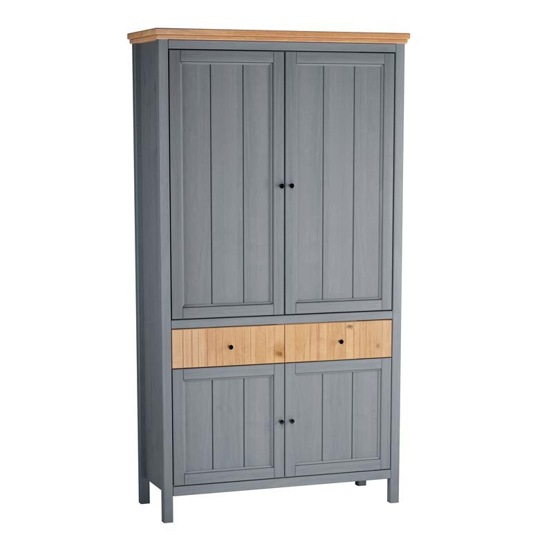 Изображение товара Шкаф распашной из сосны в скандинавском стиле 110x201x44 см ДОМ МЕБЕЛИ ИЗ СОСНЫ