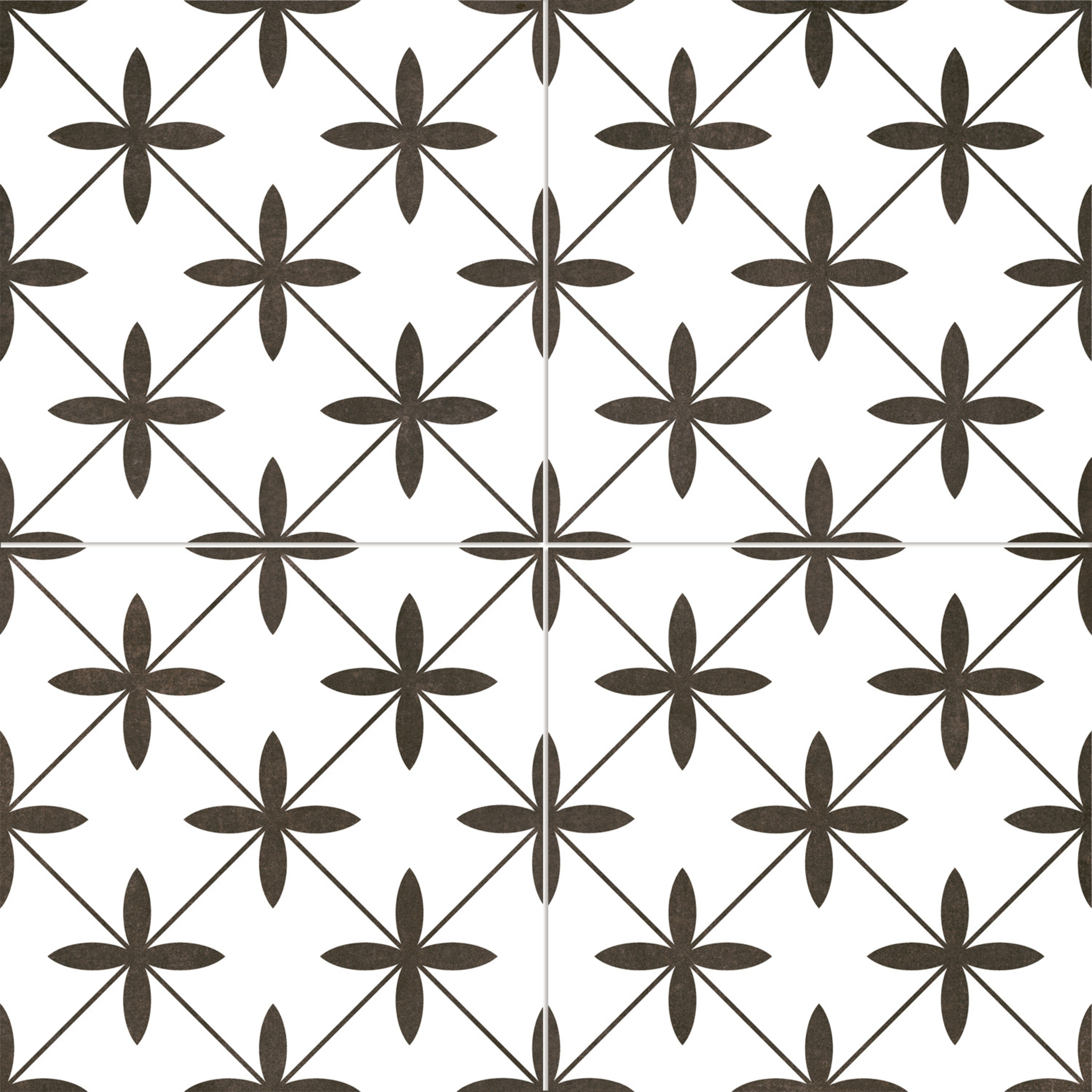 Изображение товара Керамогранит Dual gres Poole White 44.5x44.5см для пола и стен