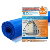 Изображение товара Фасадная стеклотканевая сетка SD-Glass 5x5 мм 160 г/м² 50 м