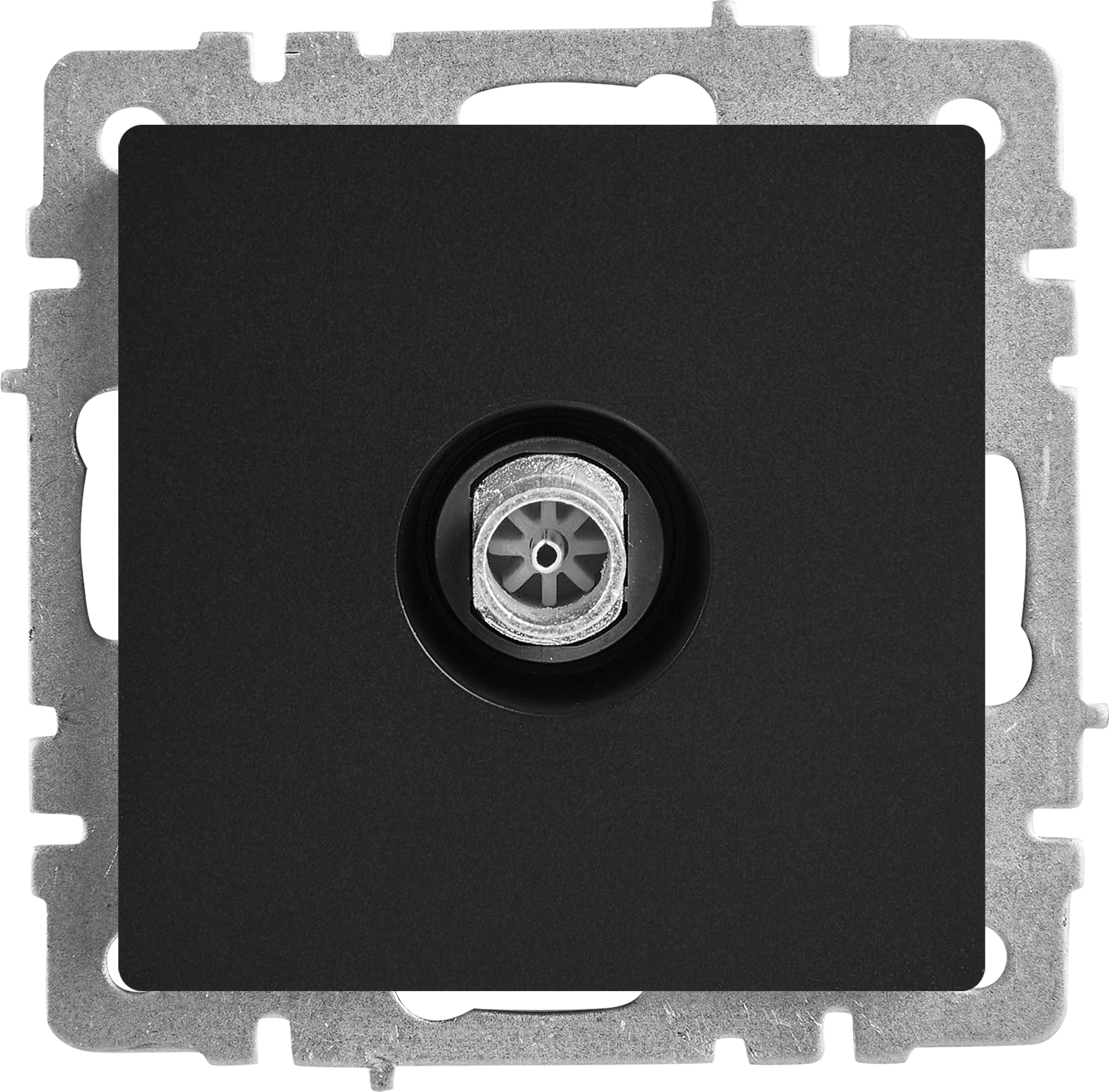 Изображение товара Розетка телевизионная IEK Brite РТВ11-0-БрЧ встраиваемая черная