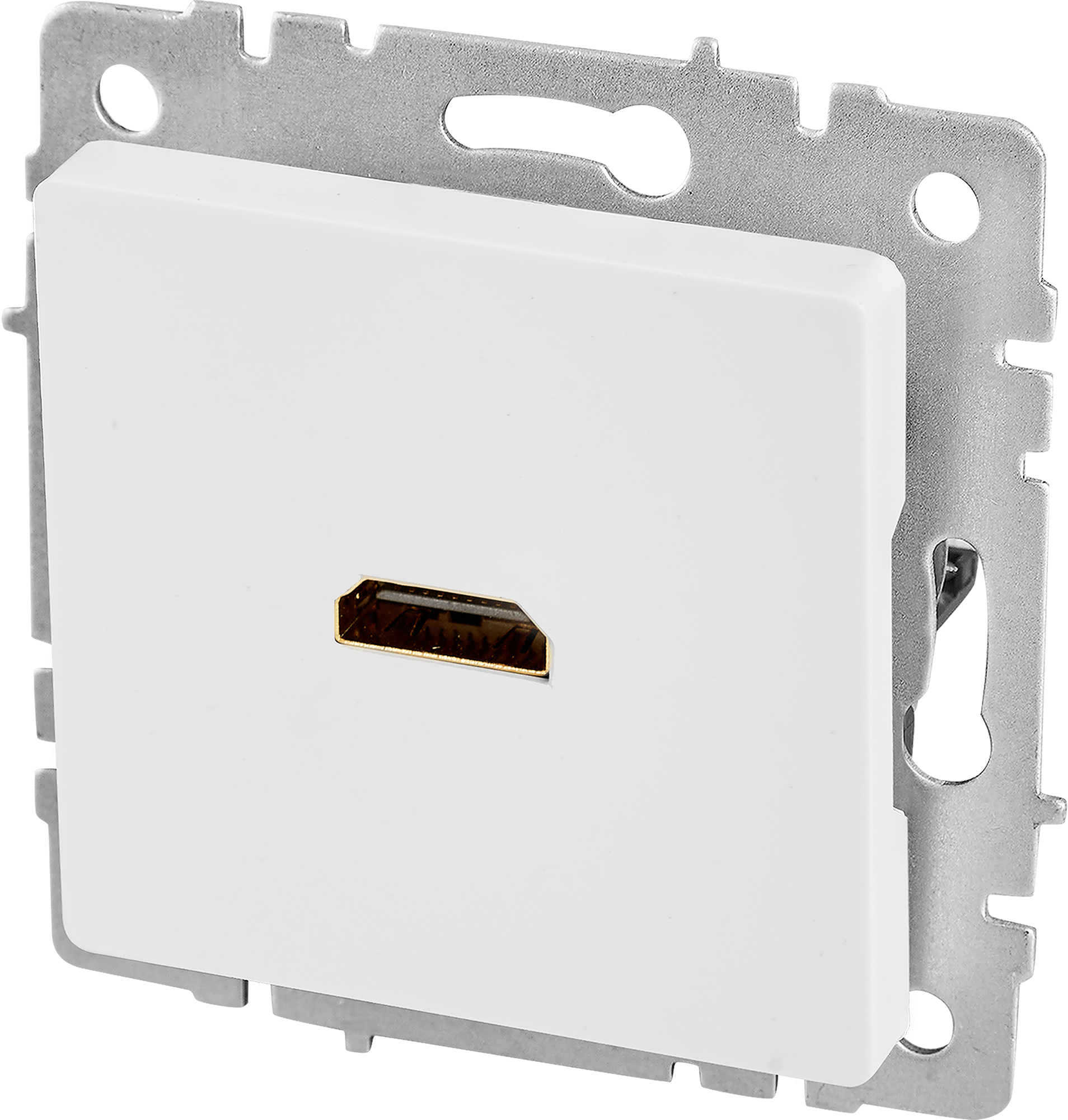 Изображение товара Розетка HDMI IEK Brite RHDMI-0-БрБ встраиваемая белая для дома и офиса