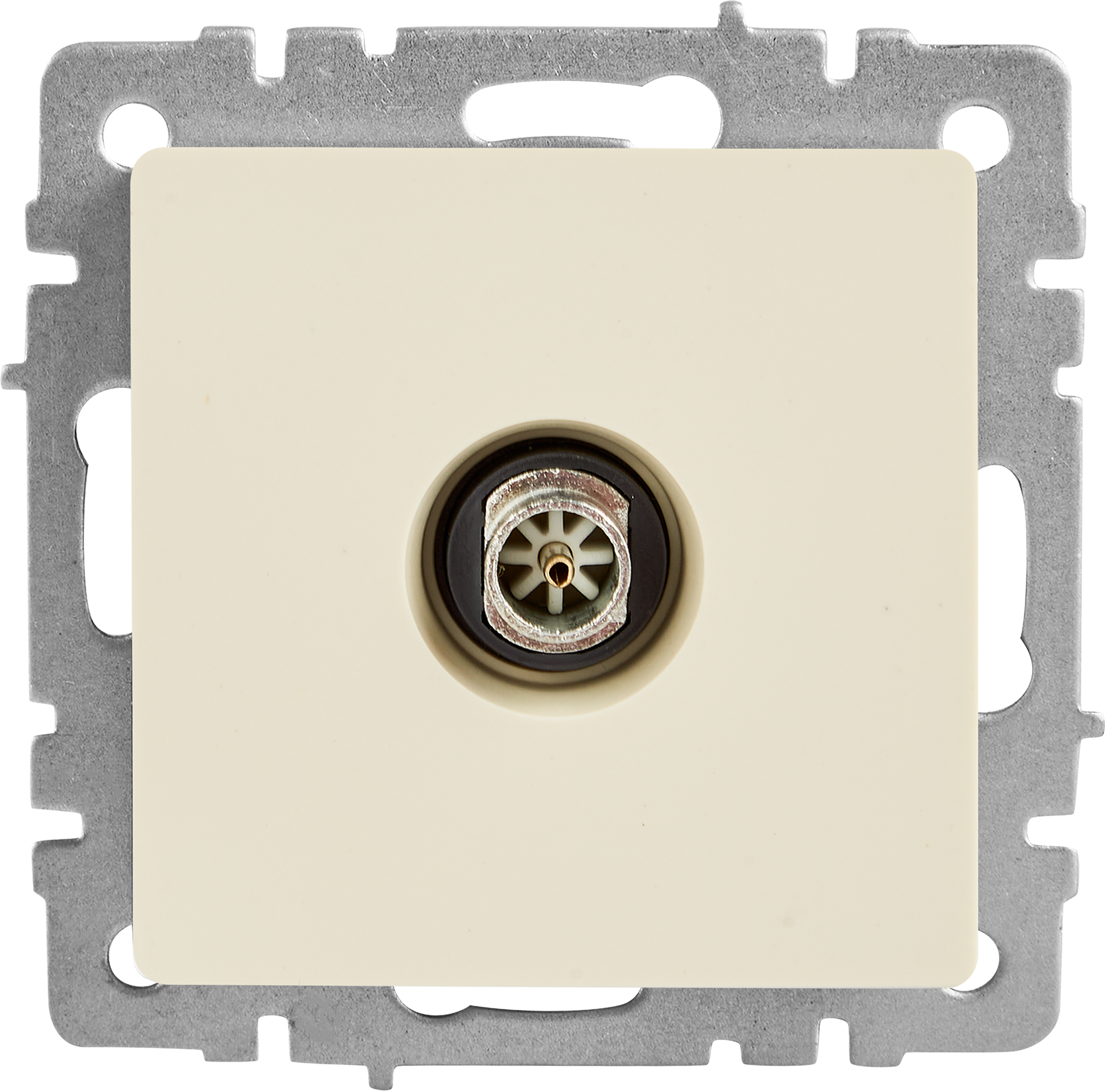 Изображение товара Розетка телевизионная IEK Brite РТВ11-0-БрКр встраиваемая бежевый