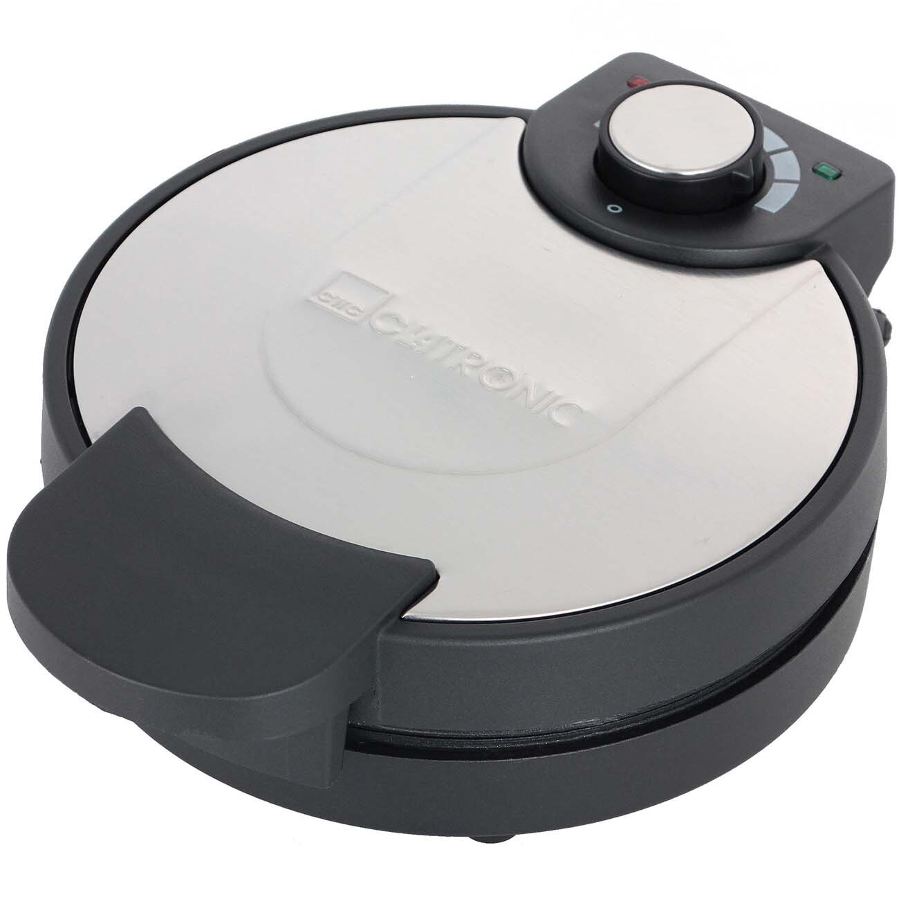 Изображение товара Вафельница Clatronic WA 3492 schwarz inox с антипригарным покрытием и регулировкой степени прожарки