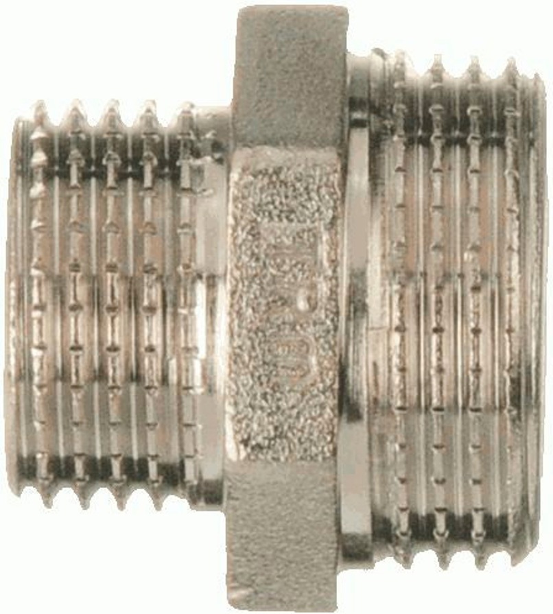 Изображение товара Ниппель Terma 1/2"x1/2" НР латунь 41861