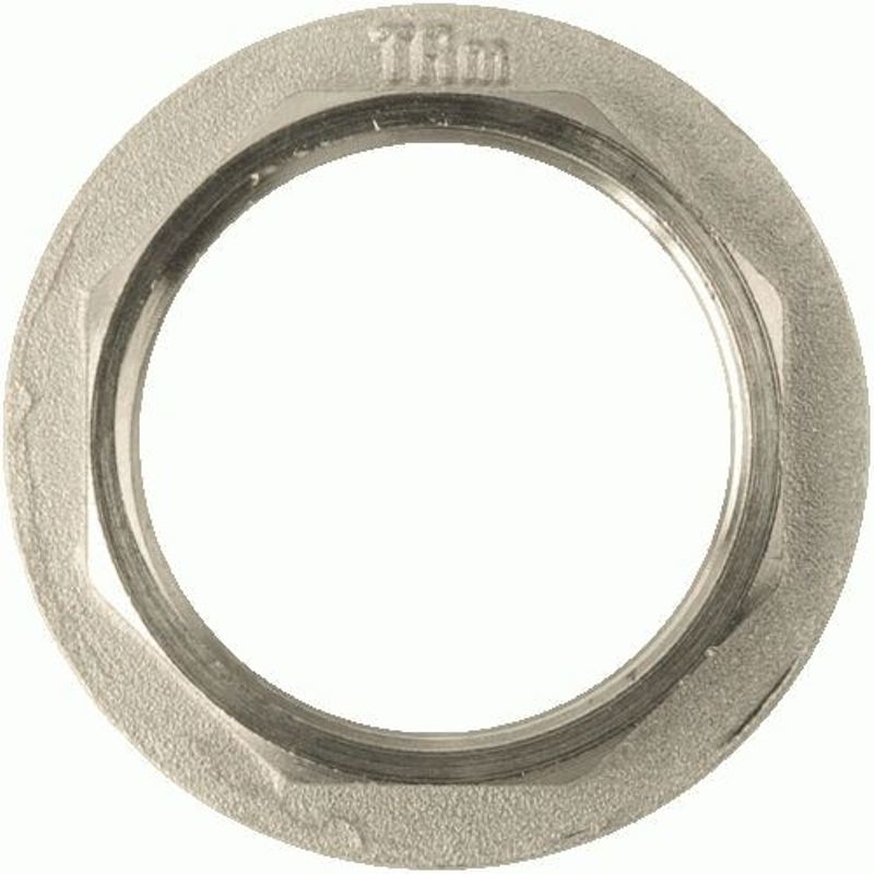 Изображение товара Контргайка Terma 1 1/4 x 1 1/4 ВР латунь никелированная Китай