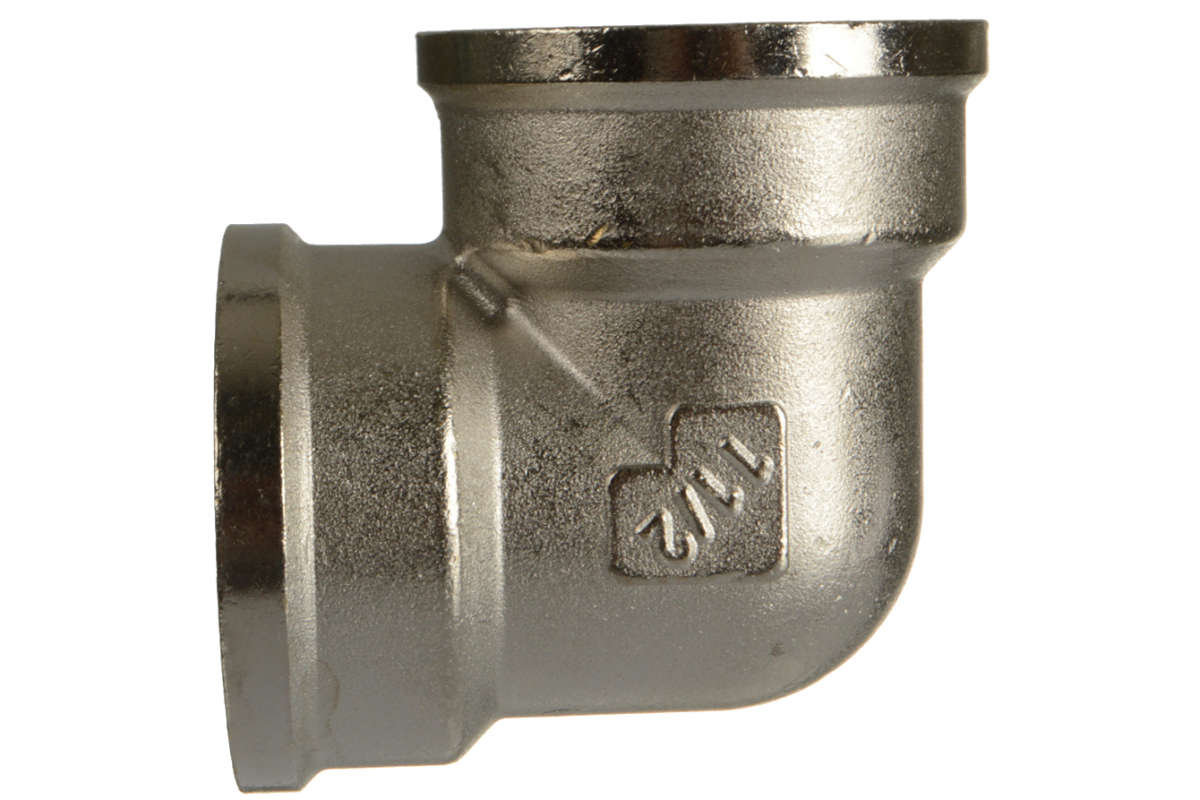 Изображение товара Угол 90° TERMA 1 1/2''x1 1/2'' латунь никелированный резьбовой