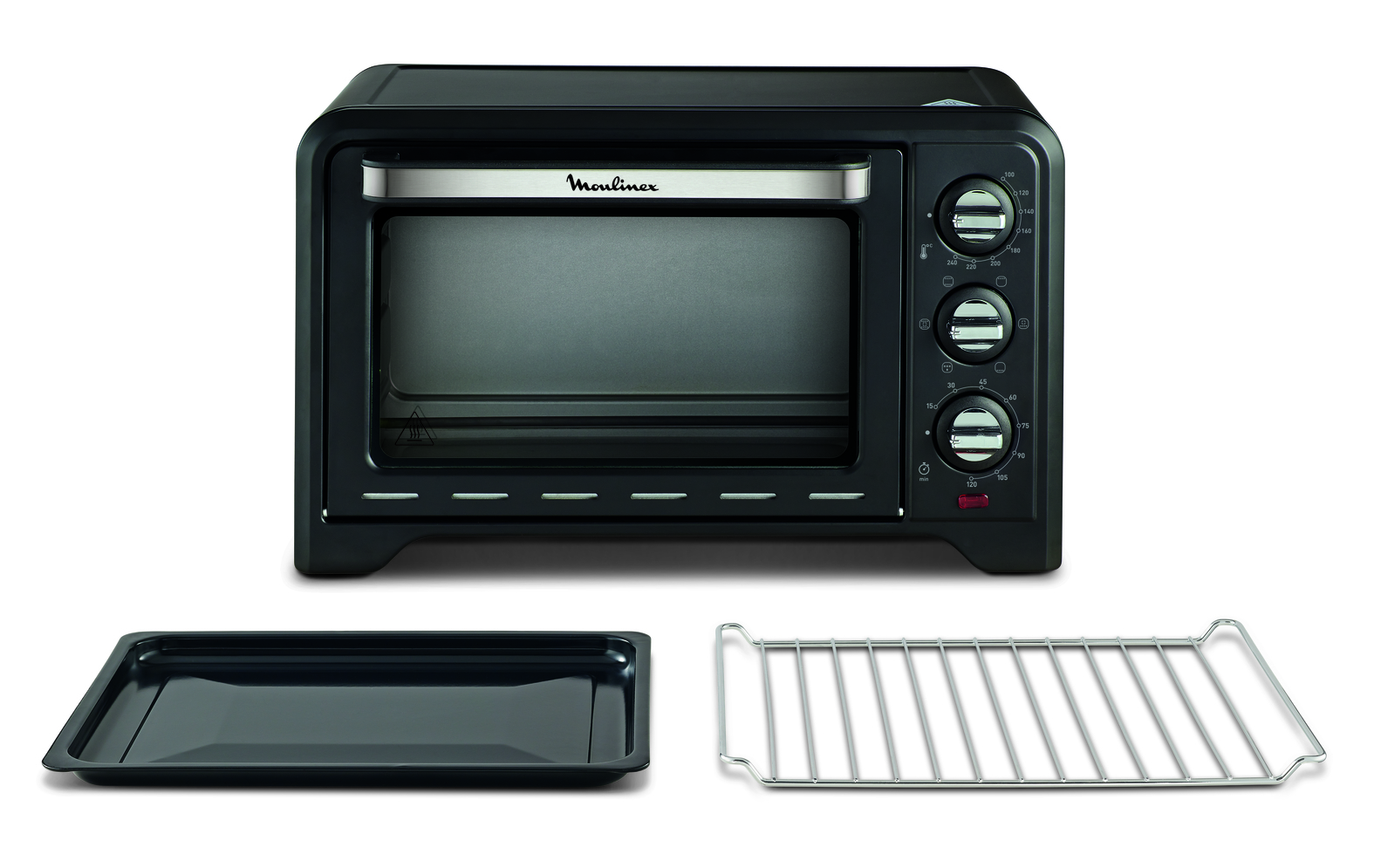 Изображение товара Электропечь Moulinex OX444832 19л 1380Вт винтажный дизайн черная