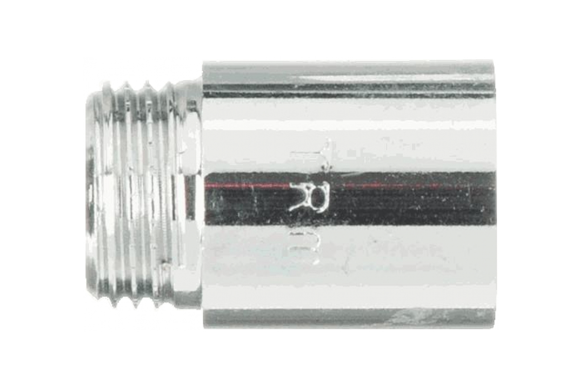 Изображение товара Удлинитель Terma 1/2x1/2 дюйма латунь никелированный для водопровода и газа