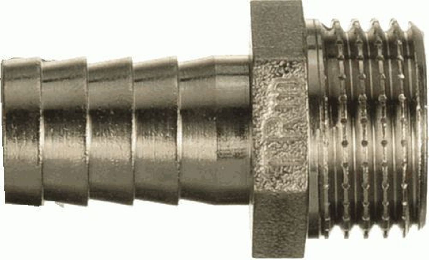 Изображение товара Штуцер Terma 1/2x14 мм латунь никелированный для водоснабжения отопления