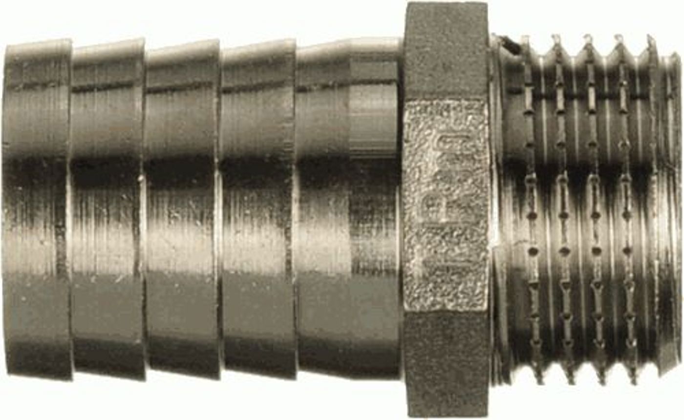 Изображение товара Штуцер Terma 1/2"н-20мм латунный никелерованный