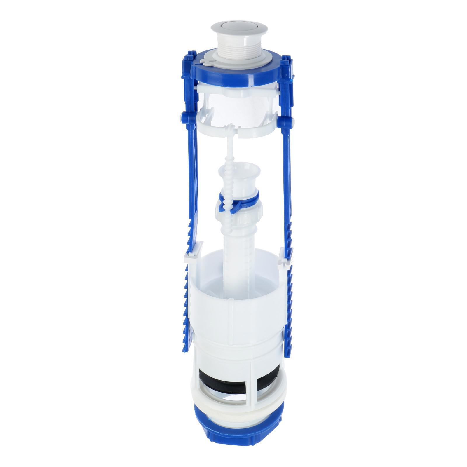 Изображение товара Сливной клапан для бачка РБМ кнопка 1 режим белый 4983233