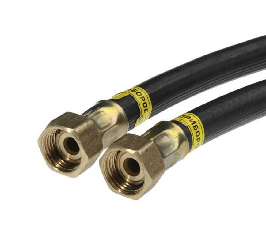 Изображение товара Шланг соединительный Русло 1/2 дюйма для бытовых газовых приборов 3 м