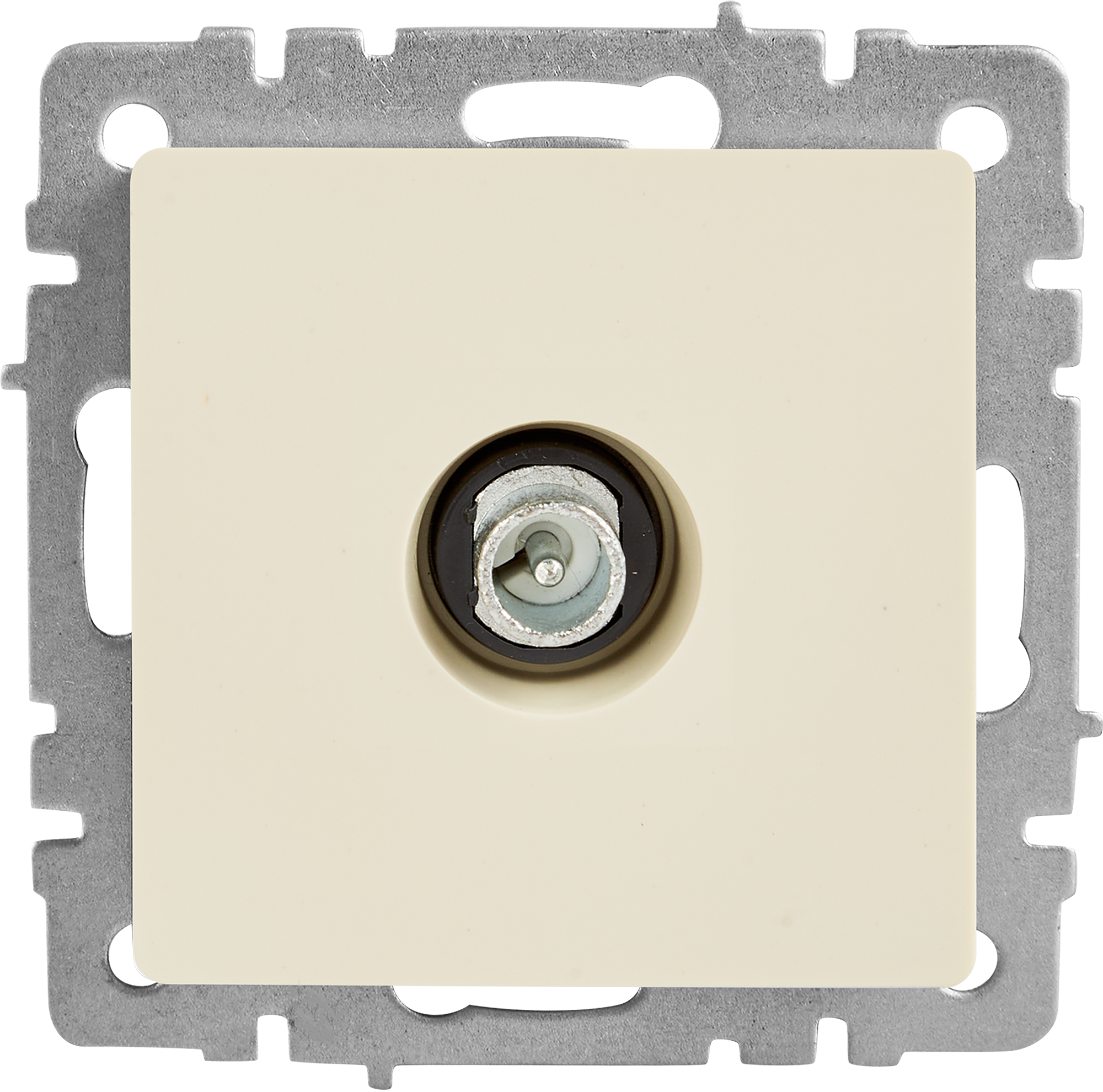 Изображение товара Розетка телевизионная IEK Brite РТВ10-0-БрКр встраиваемая проходная бежевый