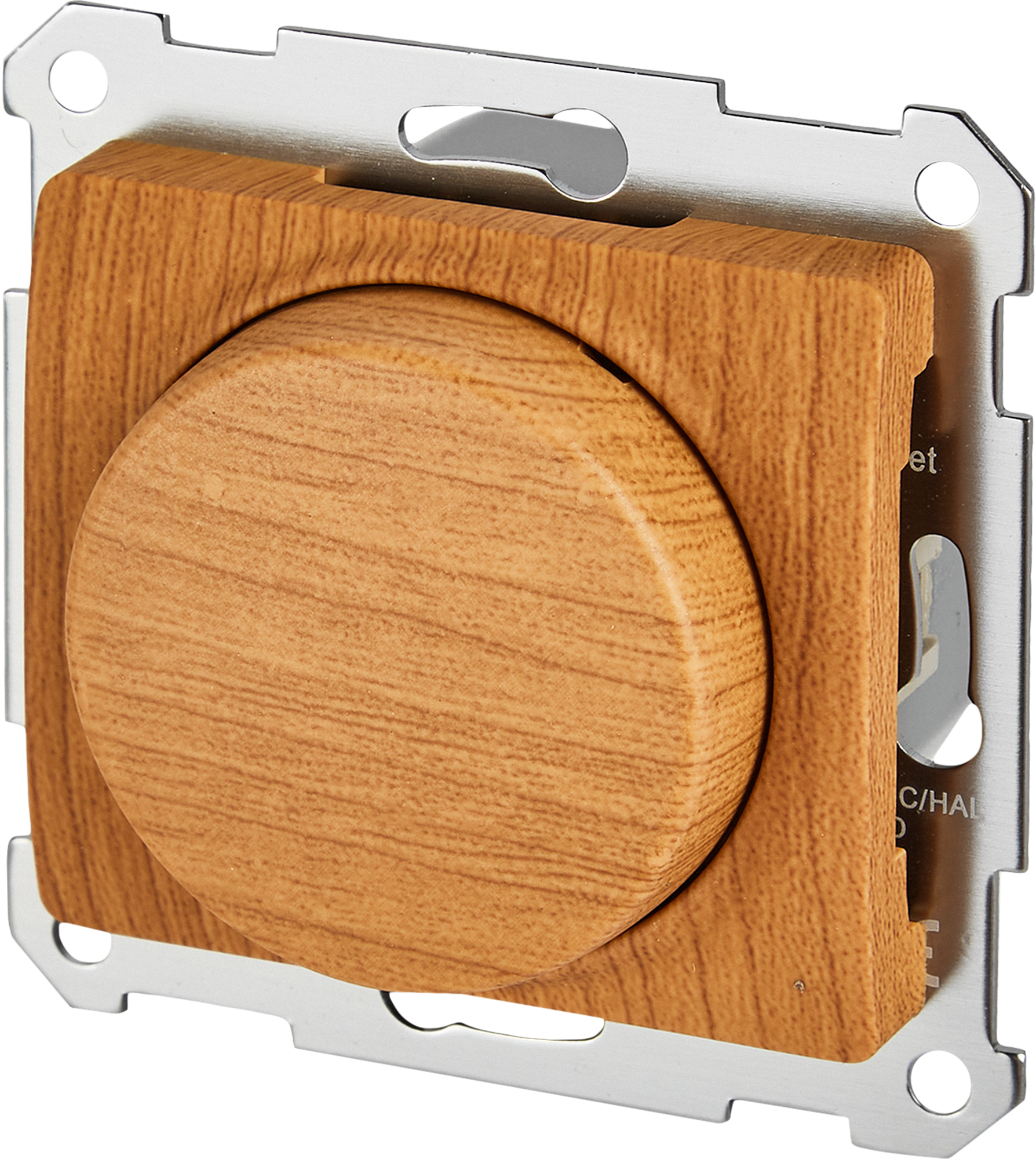 Изображение товара Диммер встраиваемый Systeme Electric Glossa 400 Вт цвет дуб