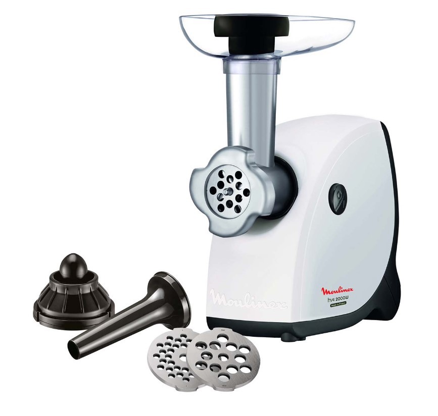 Изображение товара Мясорубка Moulinex HV4 ME460132 2000 Вт бытовая с функцией реверса и насадками для колбас