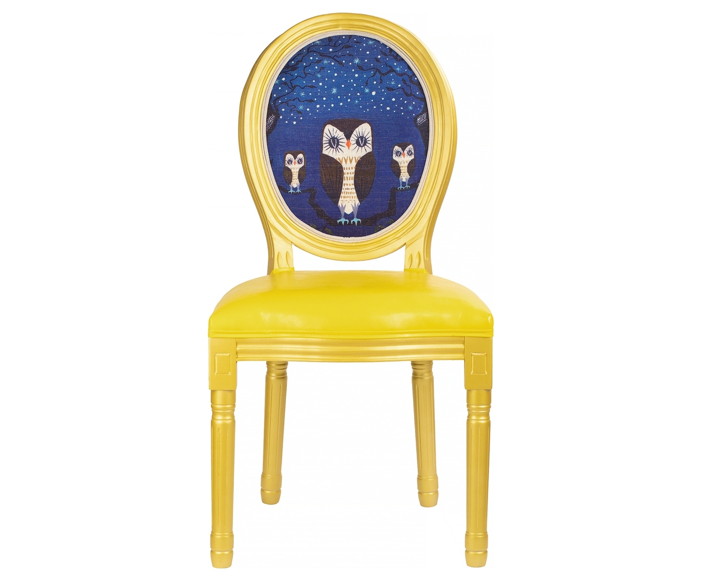 Изображение товара Стул Гласар Совы 51-045 классический из дерева и искусственной кожи для дома и кафе