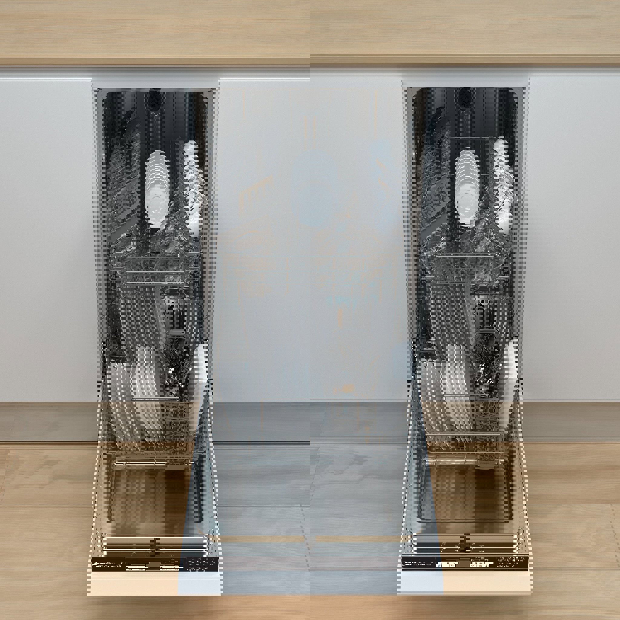 Изображение товара Встраиваемая посудомоечная машина Candy CDIH 2D1047-08 45 см высокая эффективность