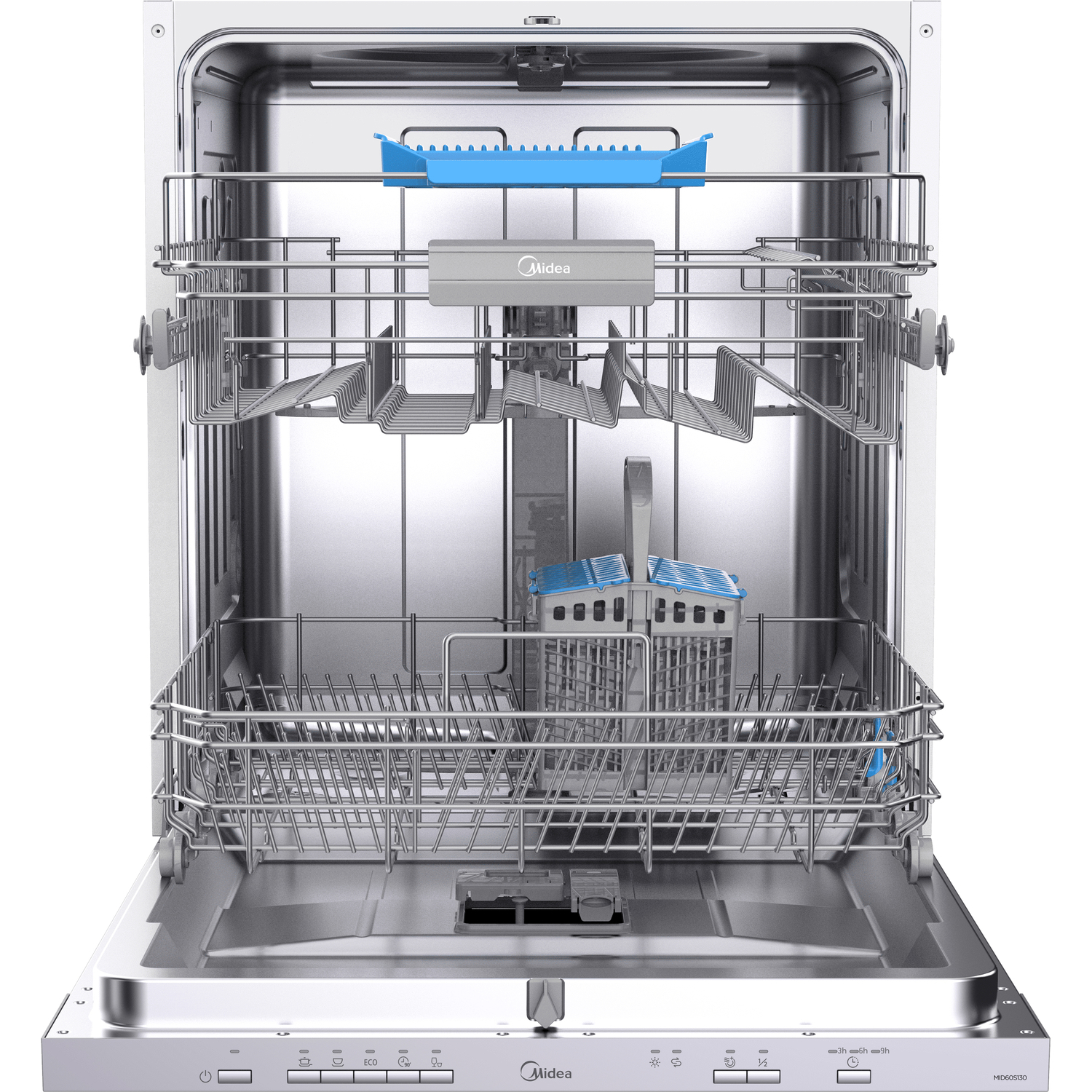 Изображение товара Встраиваемая посудомоечная машина Midea MID60S130i 59.8 см 5 программ цвет нержавеющая сталь