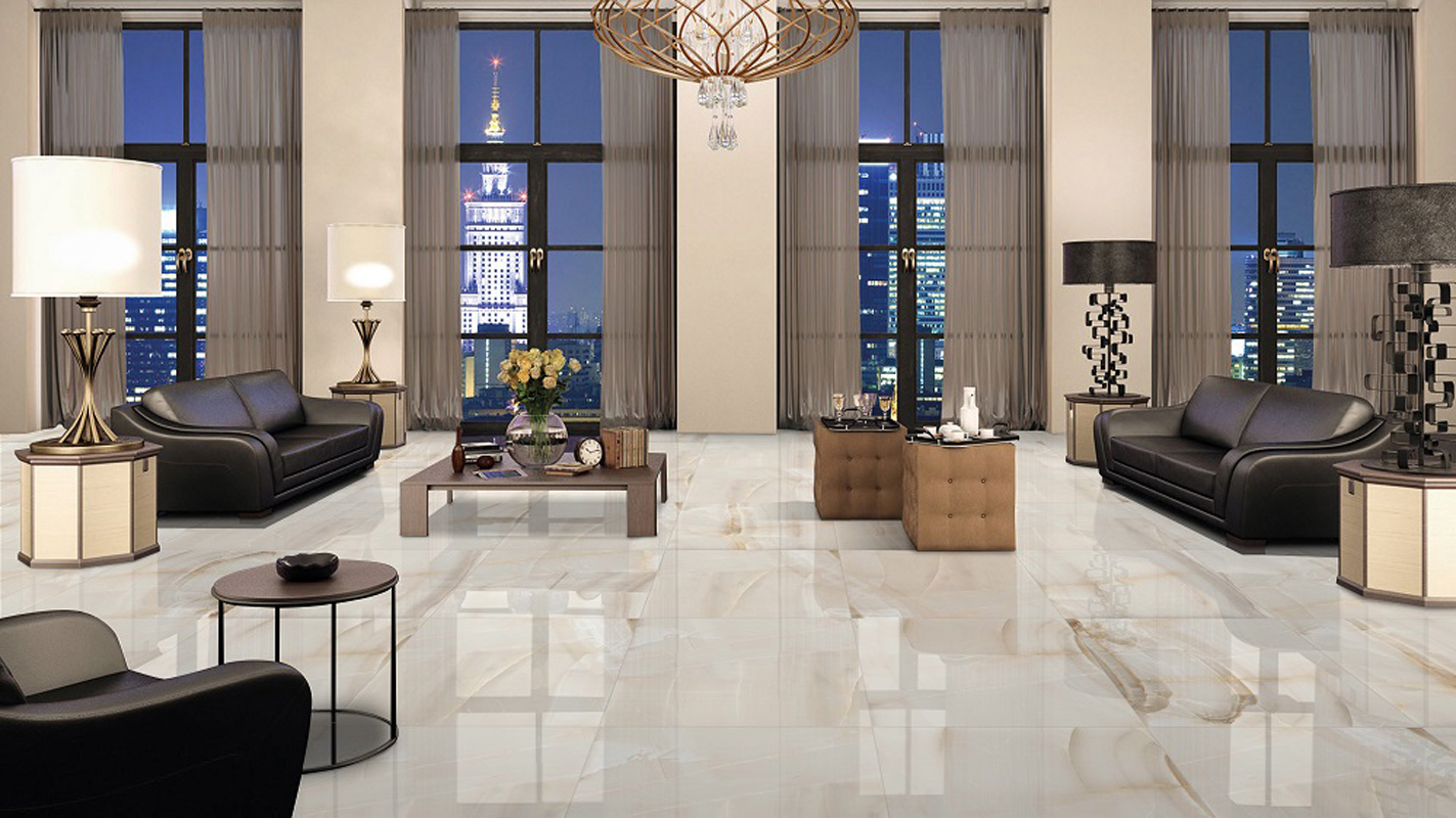 Изображение товара Керамогранит Primavera SR101 60x60 см эффект камень бежево-белый