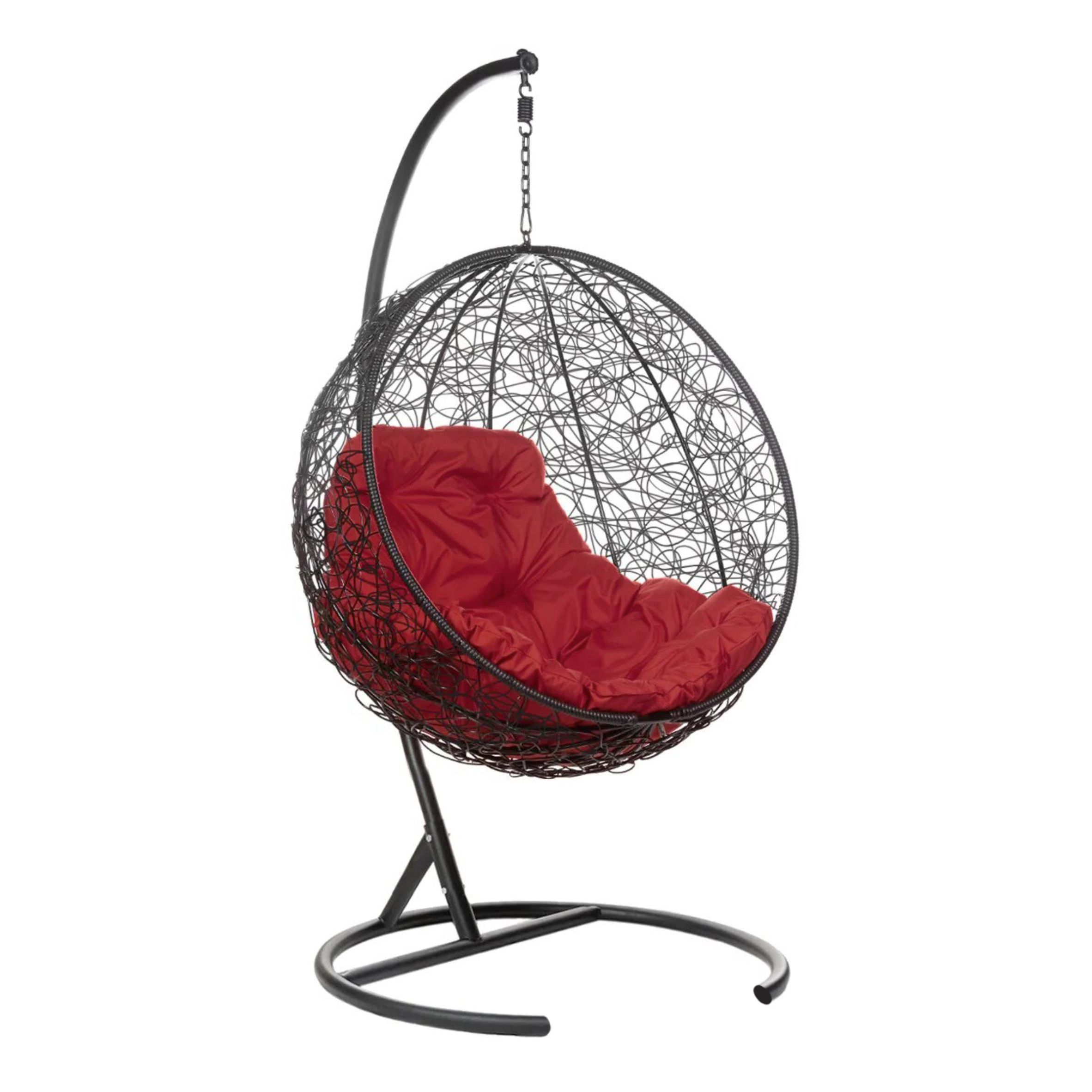 Изображение товара Кресло подвесное Bigarden RF-03 с подушкой для отдыха до 160 кг черное