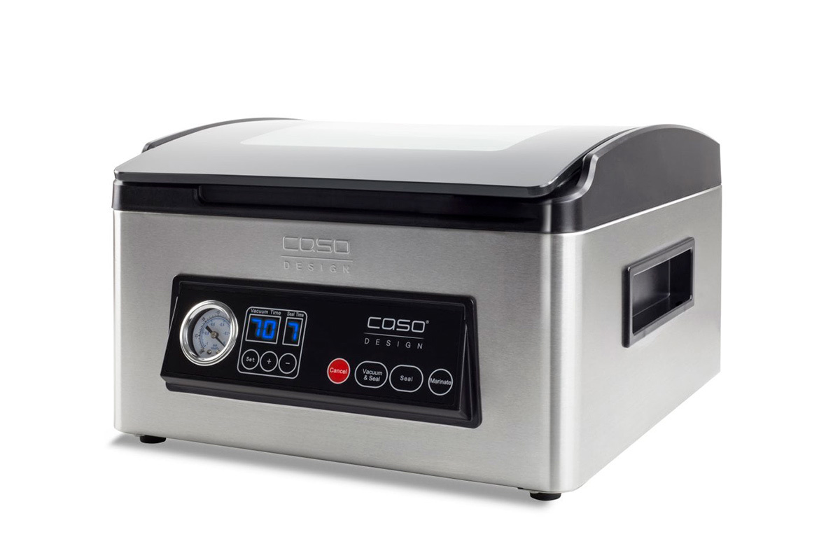 Изображение товара Вакуумный упаковщик камерный CASO VacuChef 70 из нержавеющей стали