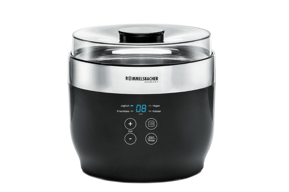 Изображение товара Йогуртница Rommelsbacher JG 80 1.25 л 6 чашек цвет черный