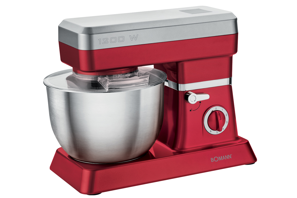Изображение товара Кухонный комбайн Bomann KM 398 CB rot 6 скоростей 1200 Вт цвет красный