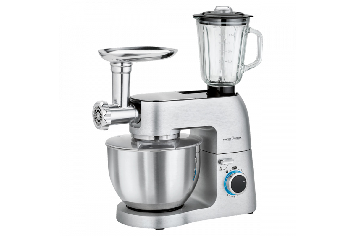 Изображение товара Кухонный комбайн Profi Cook PC-KM 1189 1500 Вт стальной объем 6,7 л