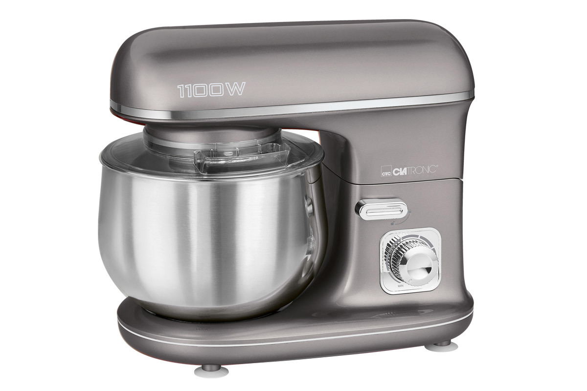 Изображение товара Кухонный комбайн Clatronic KM 3712 titan 6 скоростей 1100 Вт цвет серый