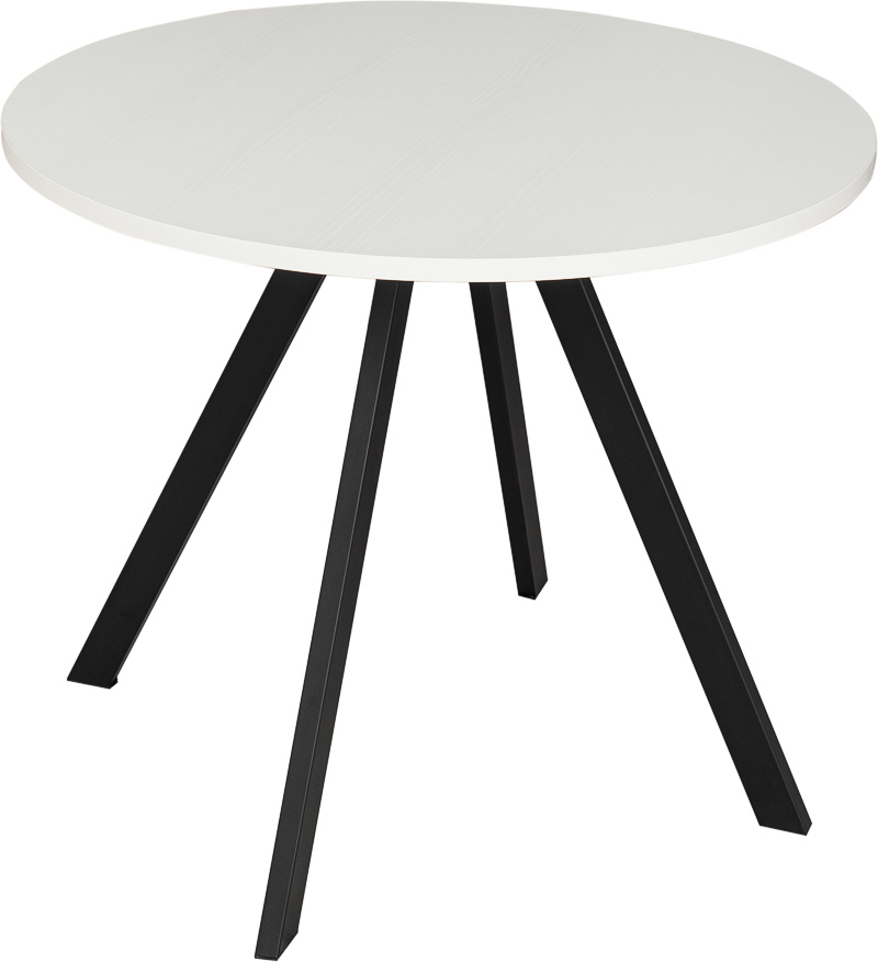 Изображение товара Круглый кухонный стол Домотека Дельта диаметр 90 см в современном стиле