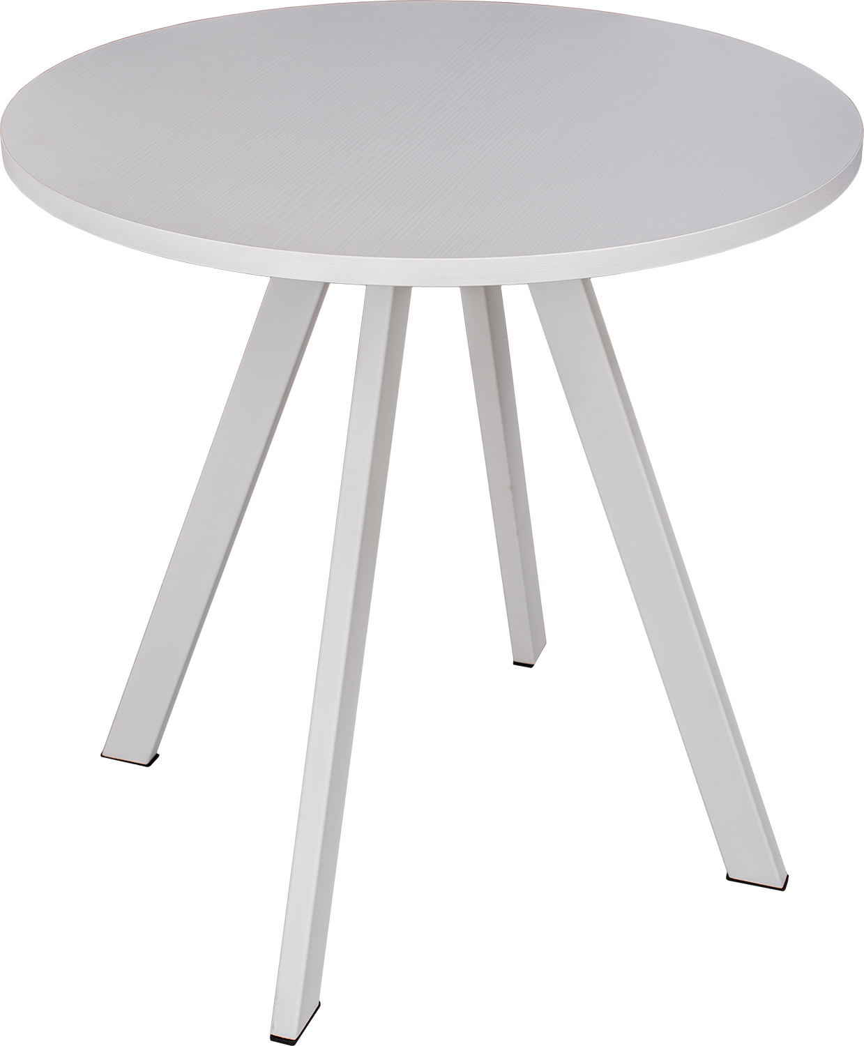 Изображение товара Круглый кухонный стол Дельта 75 см белый ЛДСП стиль лофт современный Россия