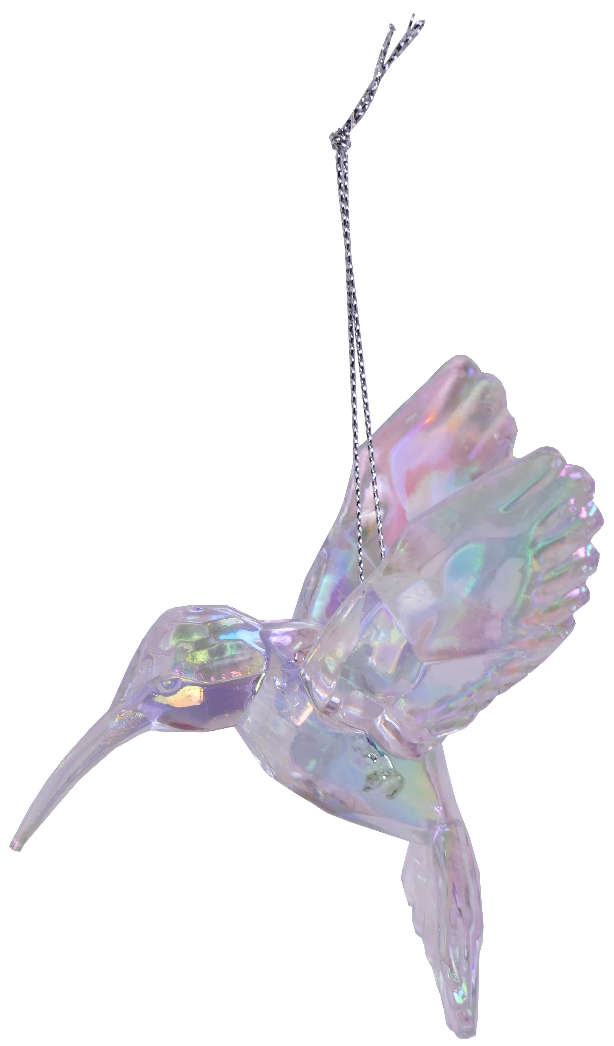 Изображение товара Украшение елочное Бабочка/Птичка акрил 10 см