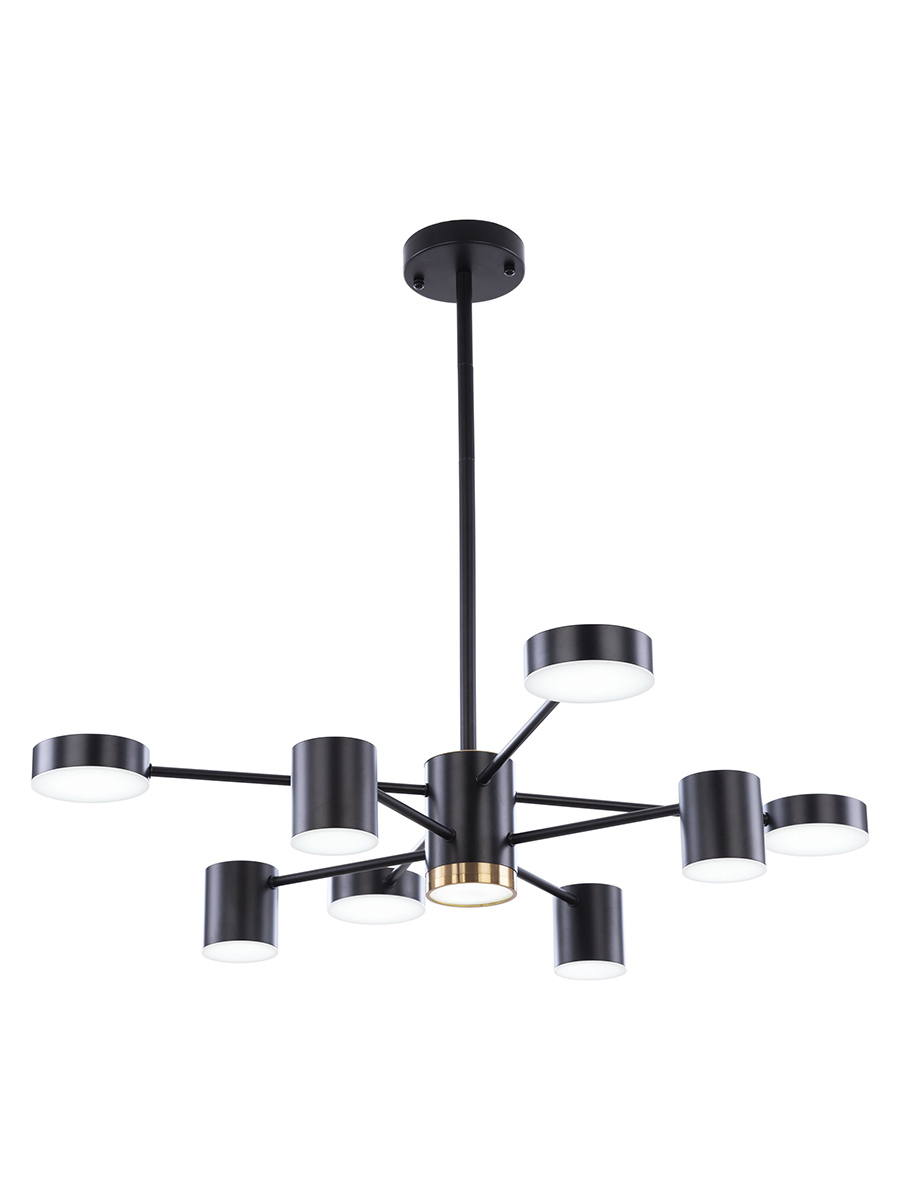 Изображение товара Современная светодиодная люстра на штанге APL LED 3307.6293-8.BLACK
