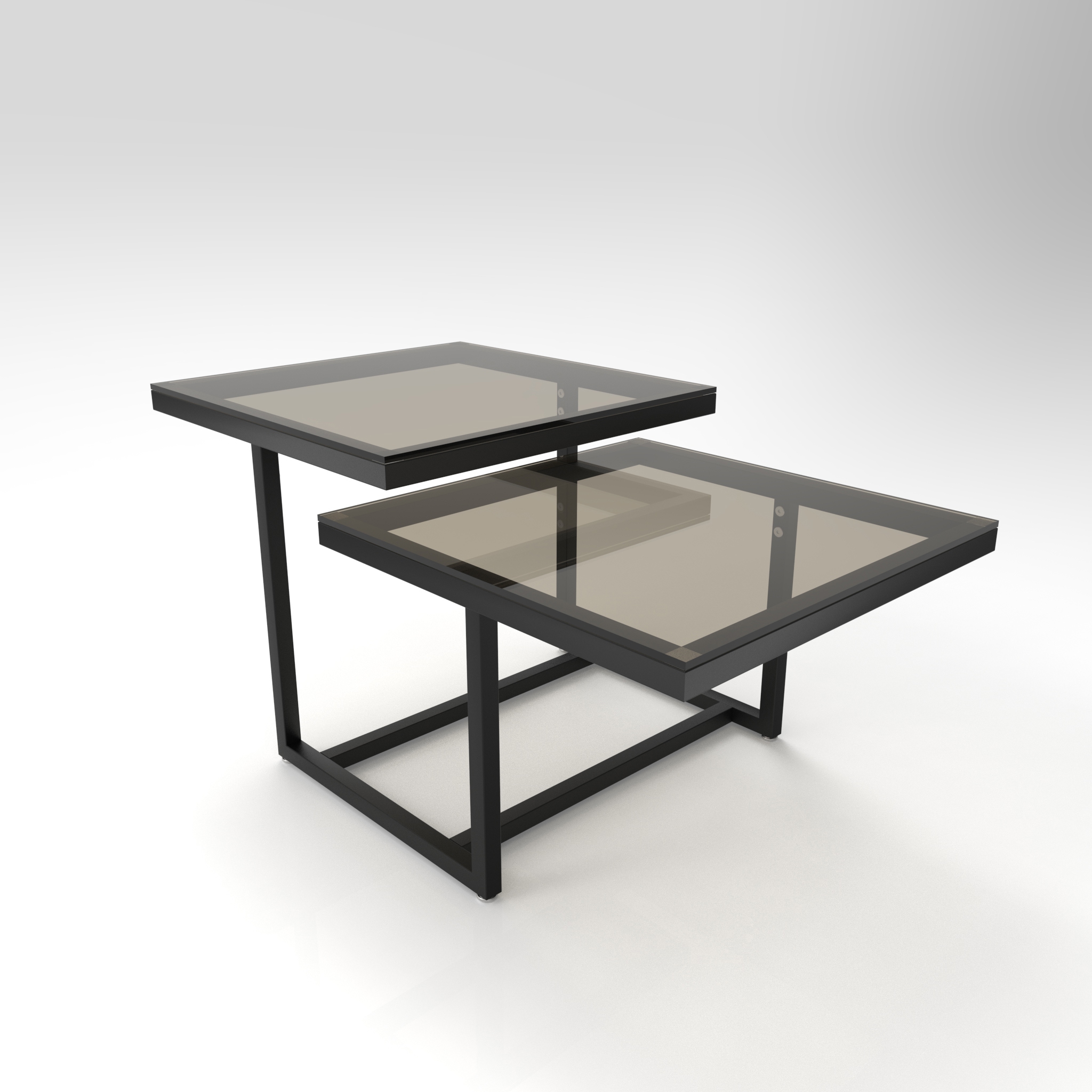 Журнальный столик квадратный Мастерская уюта Дуплекс 101x58x50 см ...
