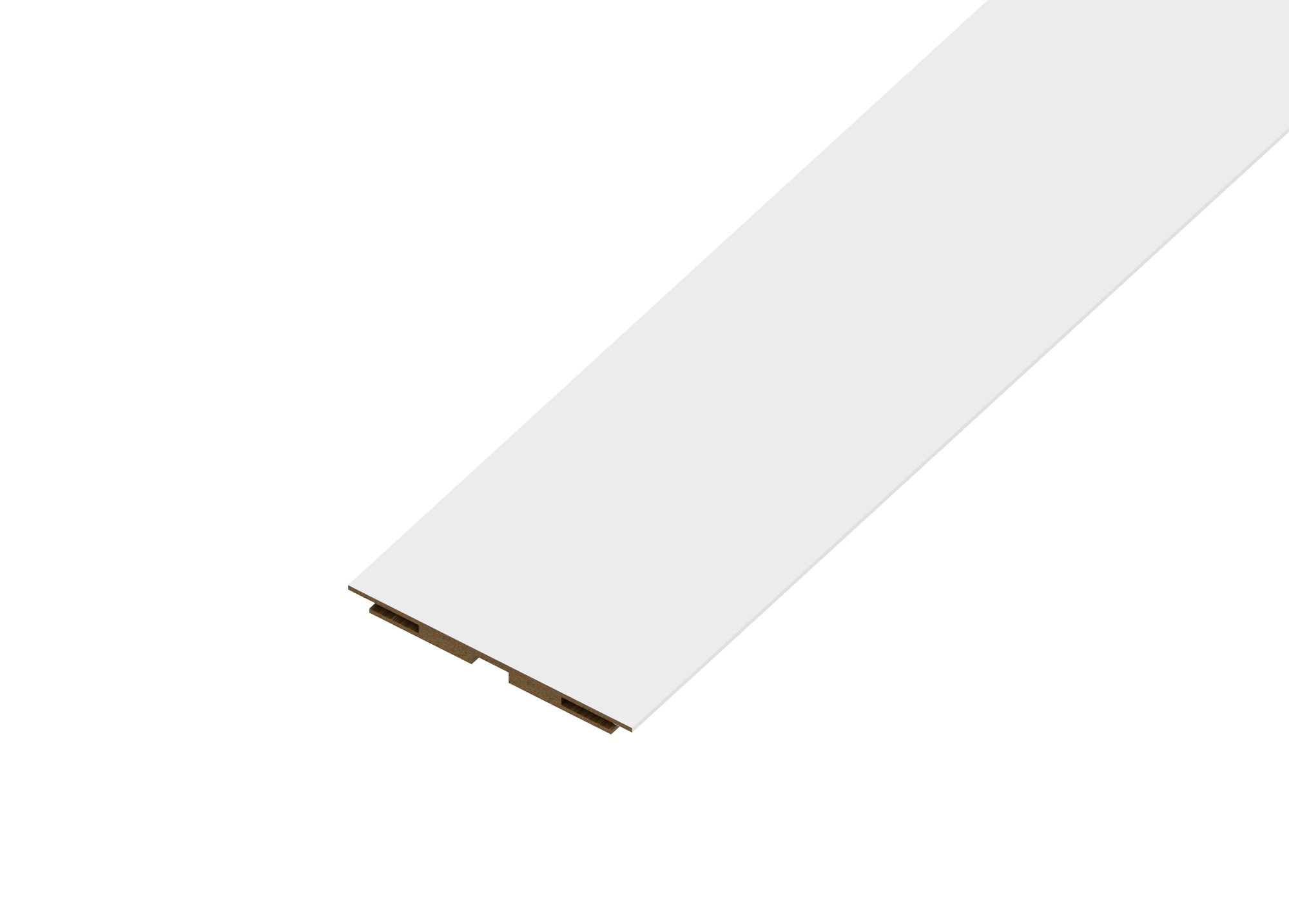 Добор дверной коробки Альпика 2070x100x8 мм ПЭТ цвет белый