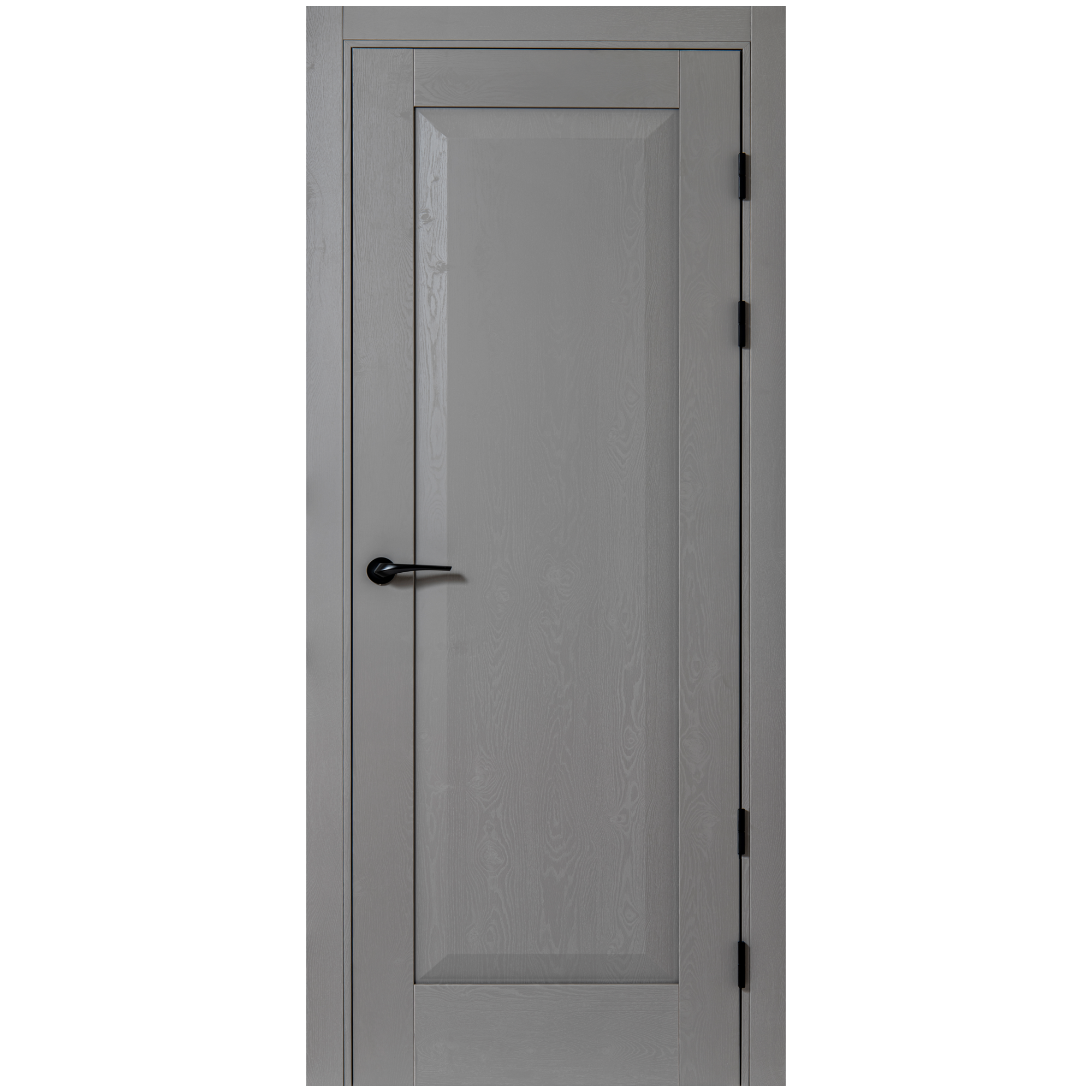 Изображение товара Дверь межкомнатная глухая Альпика 80x230 см полипропилен цвет графит вуд с замком и петлями Изображение товара Дверь межкомнатная глухая Альпика 80x230 см полипропилен цвет графит вуд с замком и петлями